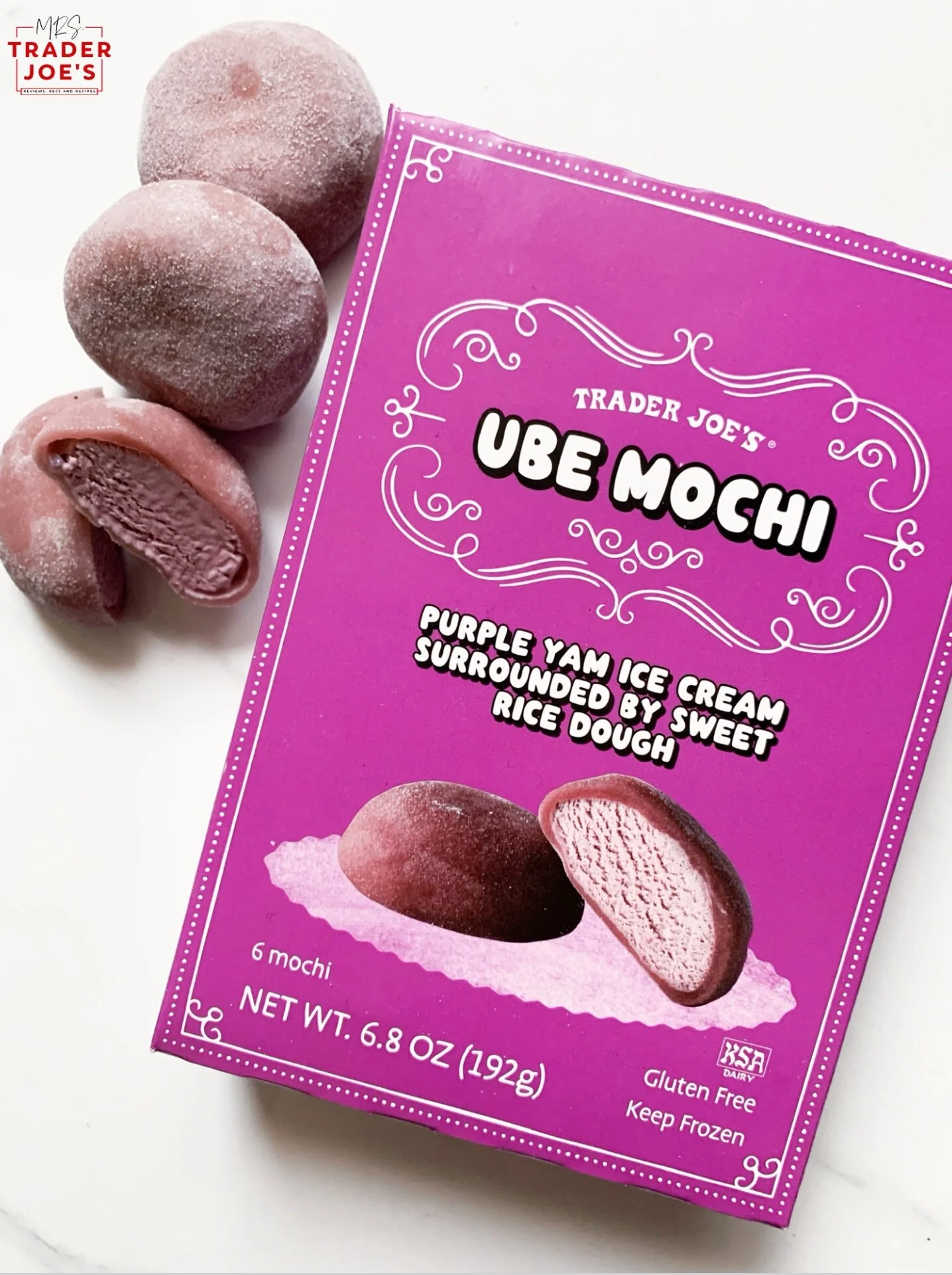 Ube Mochi — Mrs. Trader Joe's