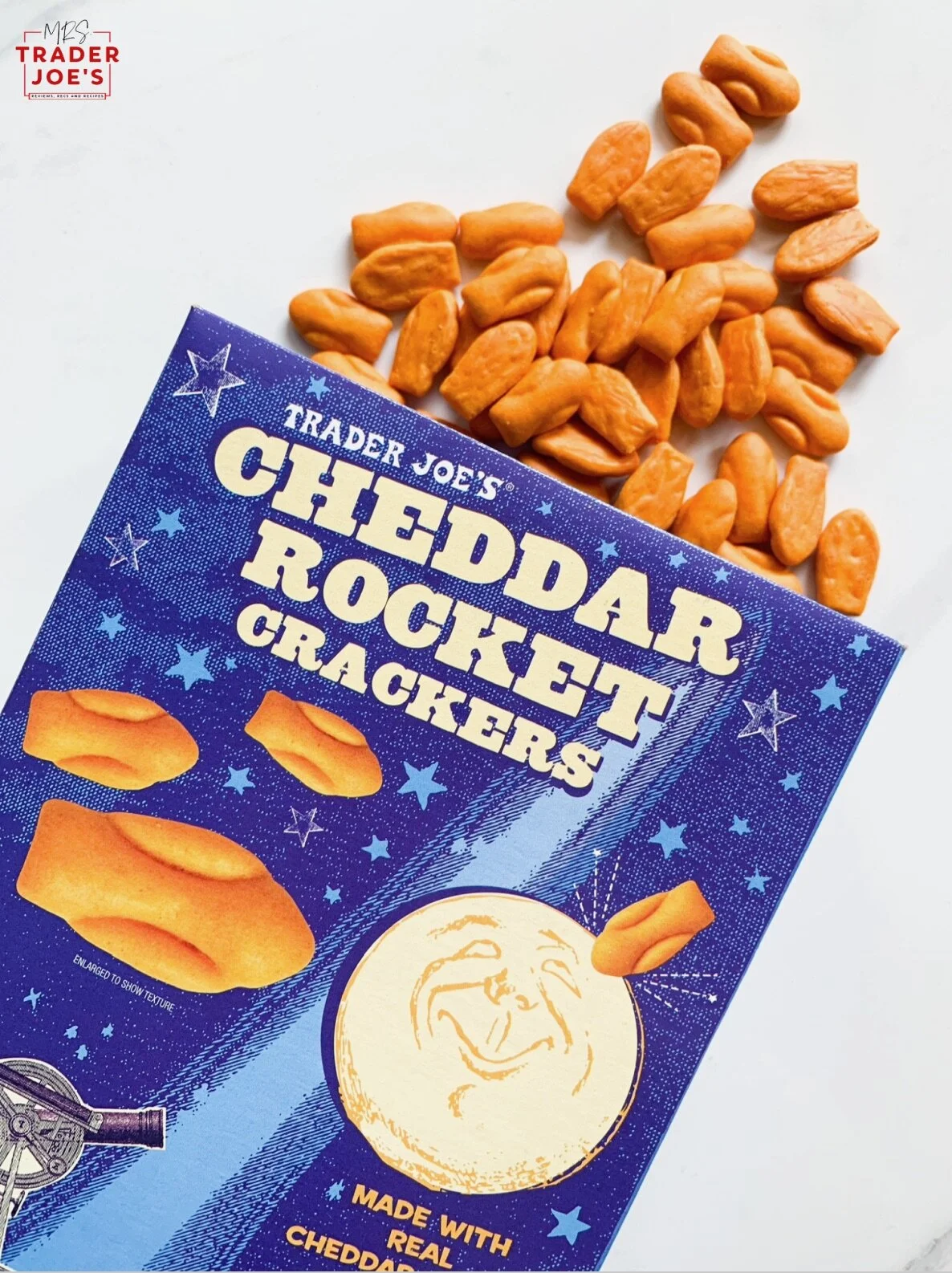 Trader Joe's Cheddar Cheese Rocket Crackers Collection Discount www