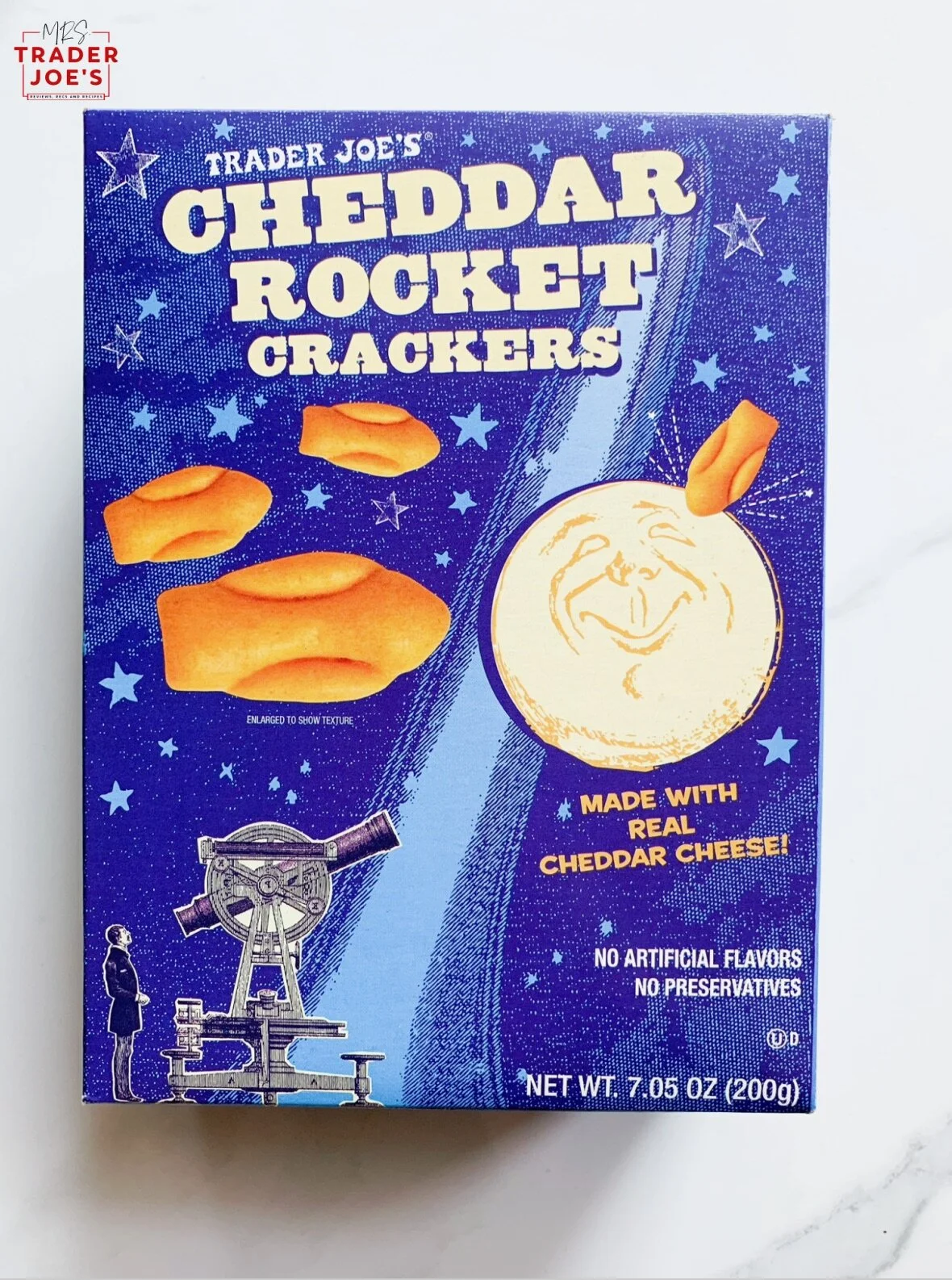 Cheddar Rocket Crackers — Mrs. Trader Joe's
