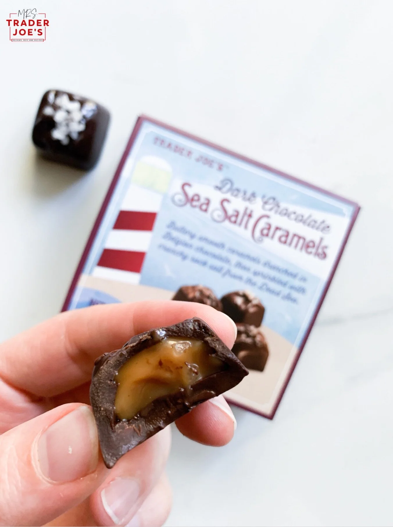 Dark Chocolate Sea Salt Caramels — Mrs. Trader Joe's