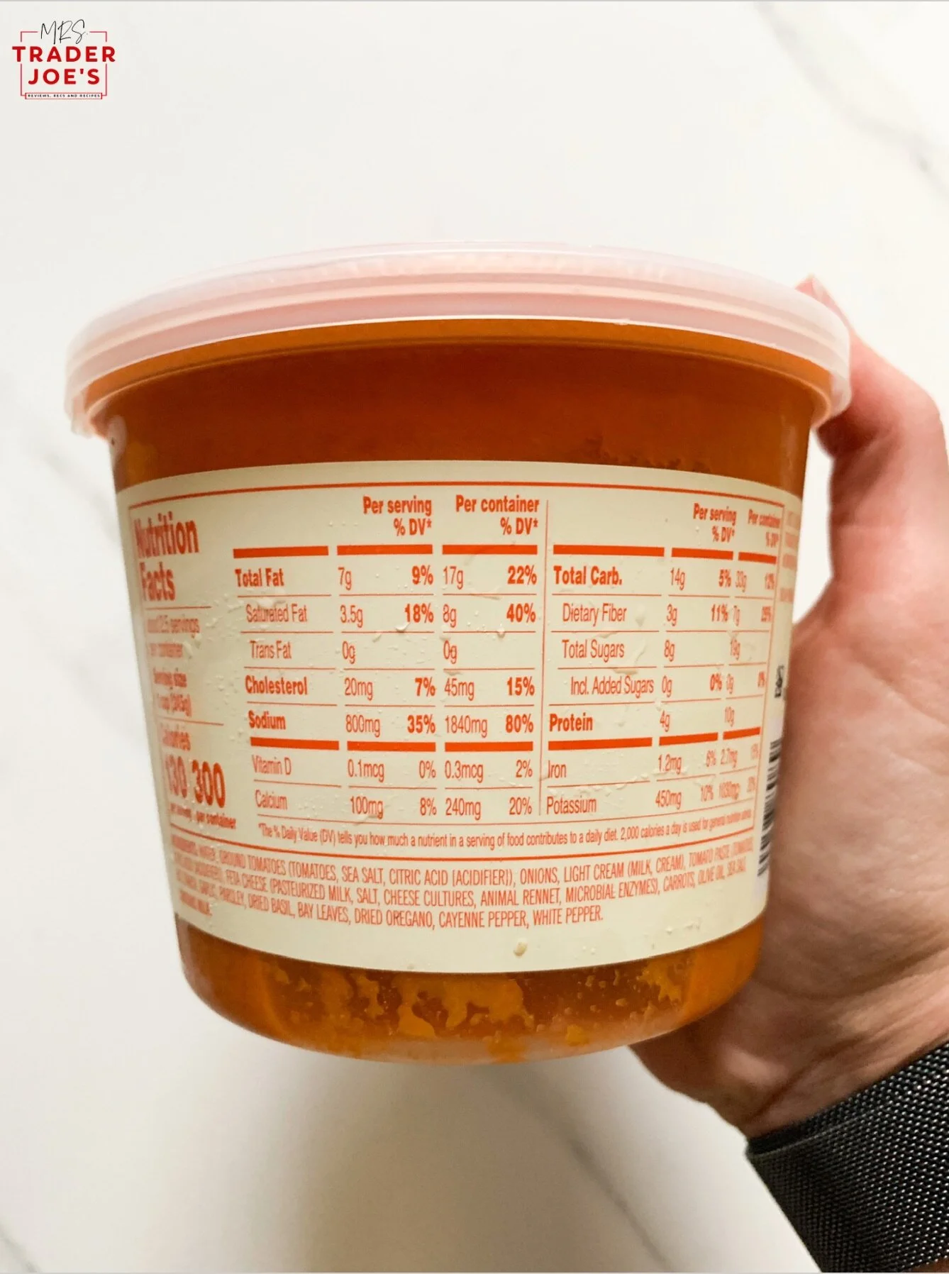 Tomato Feta Soup — Mrs. Trader Joe's