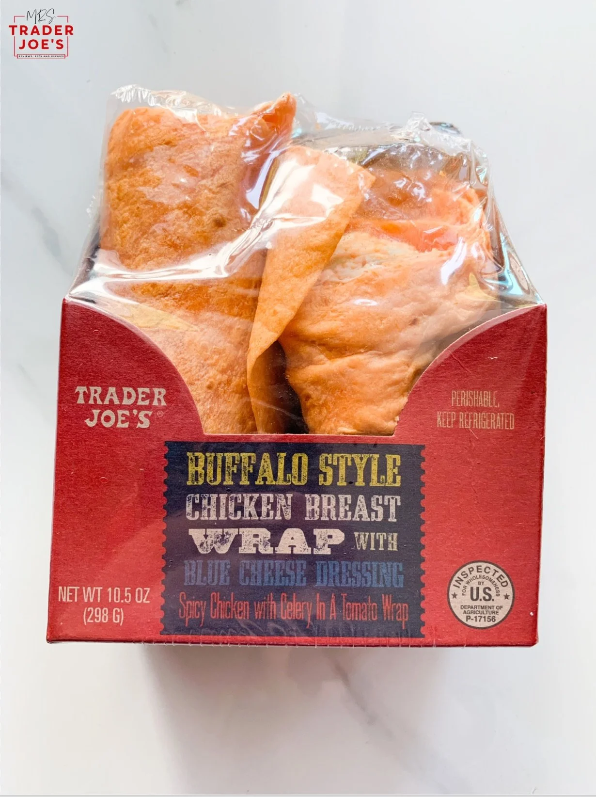 Buffalo Style Chicken Wrap — Mrs. Trader Joe's