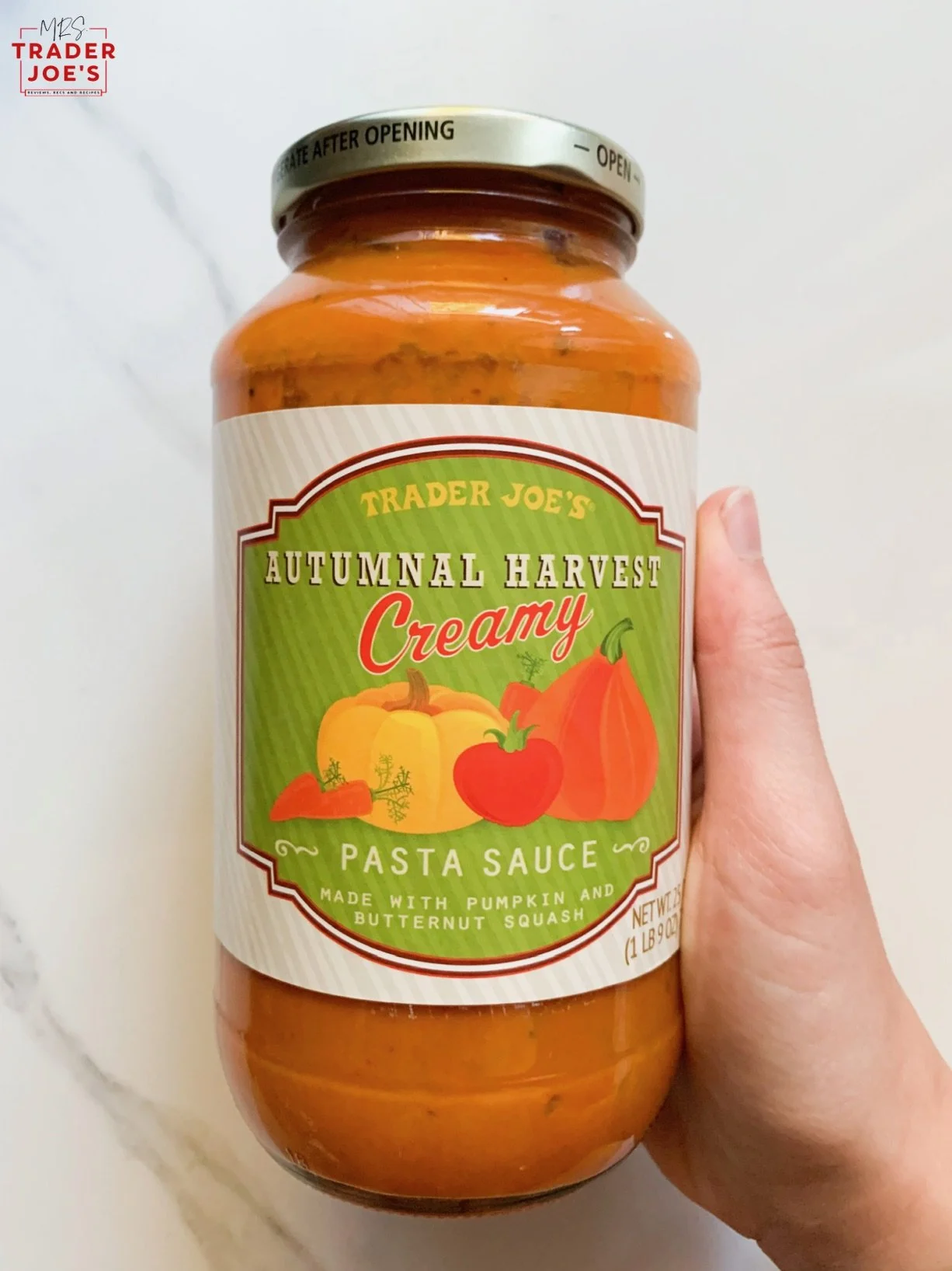 Autumnal Harvest Pasta Sauce — Mrs. Trader Joe's