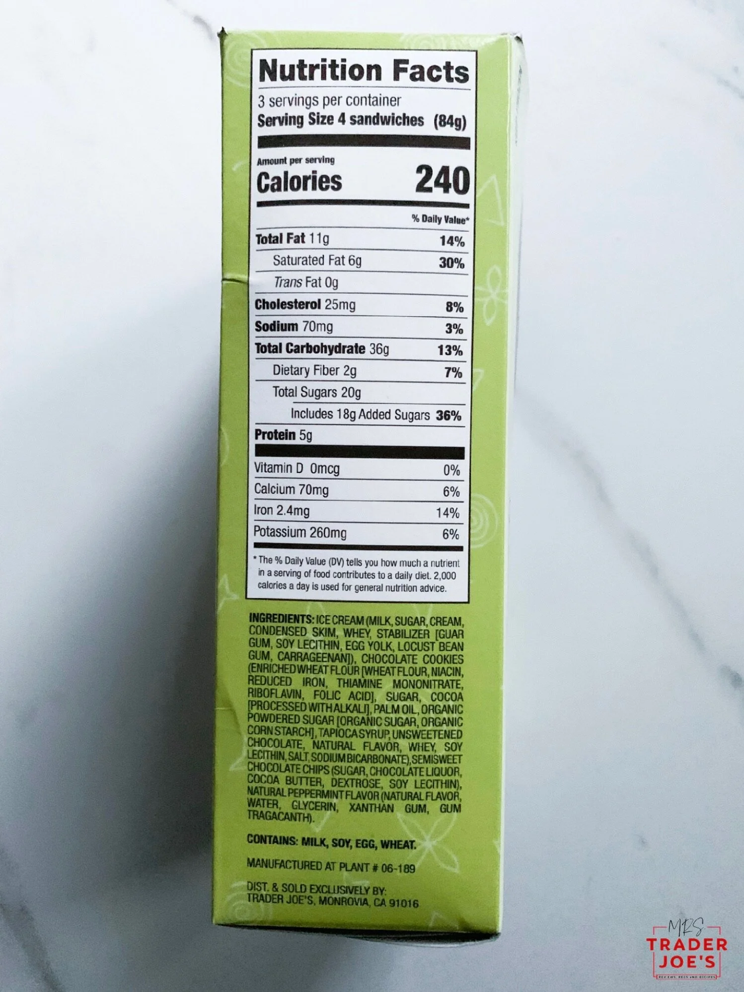 Mini Mint Ice Cream Mouthfuls — Mrs. Trader Joe's