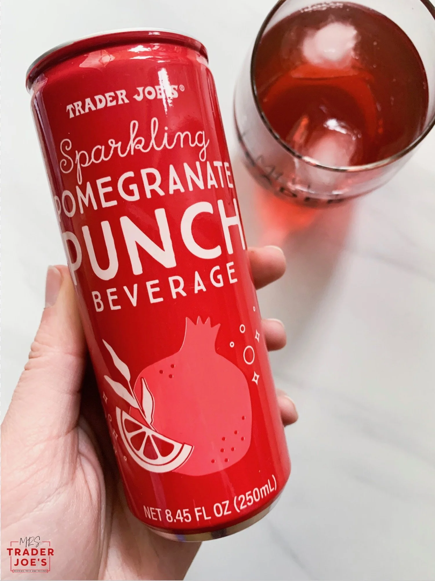 Sparkling Pomegranate Punch — Mrs. Trader Joe's
