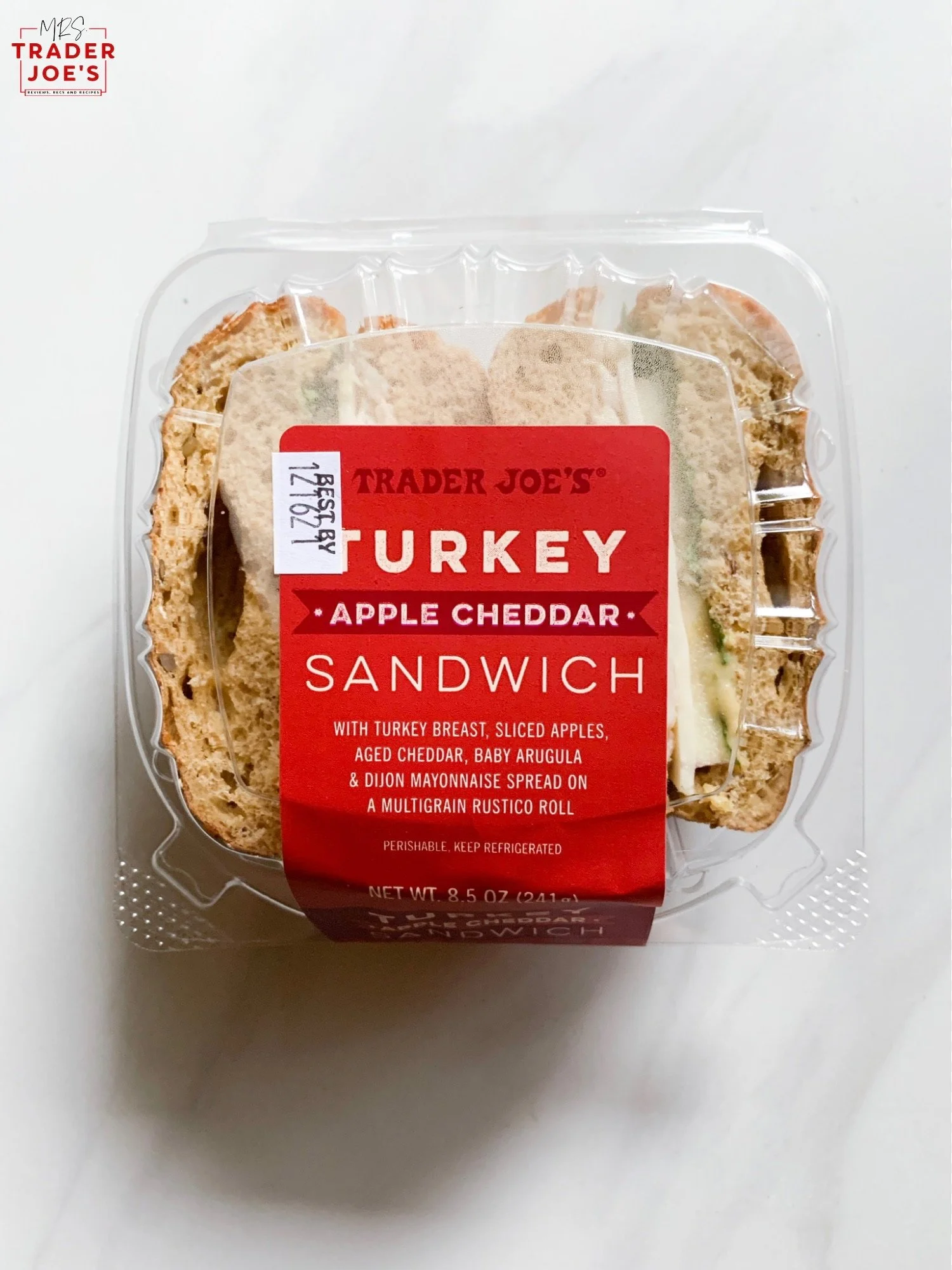 Turkey Apple Cheddar Sandwich — Mrs. Trader Joe's