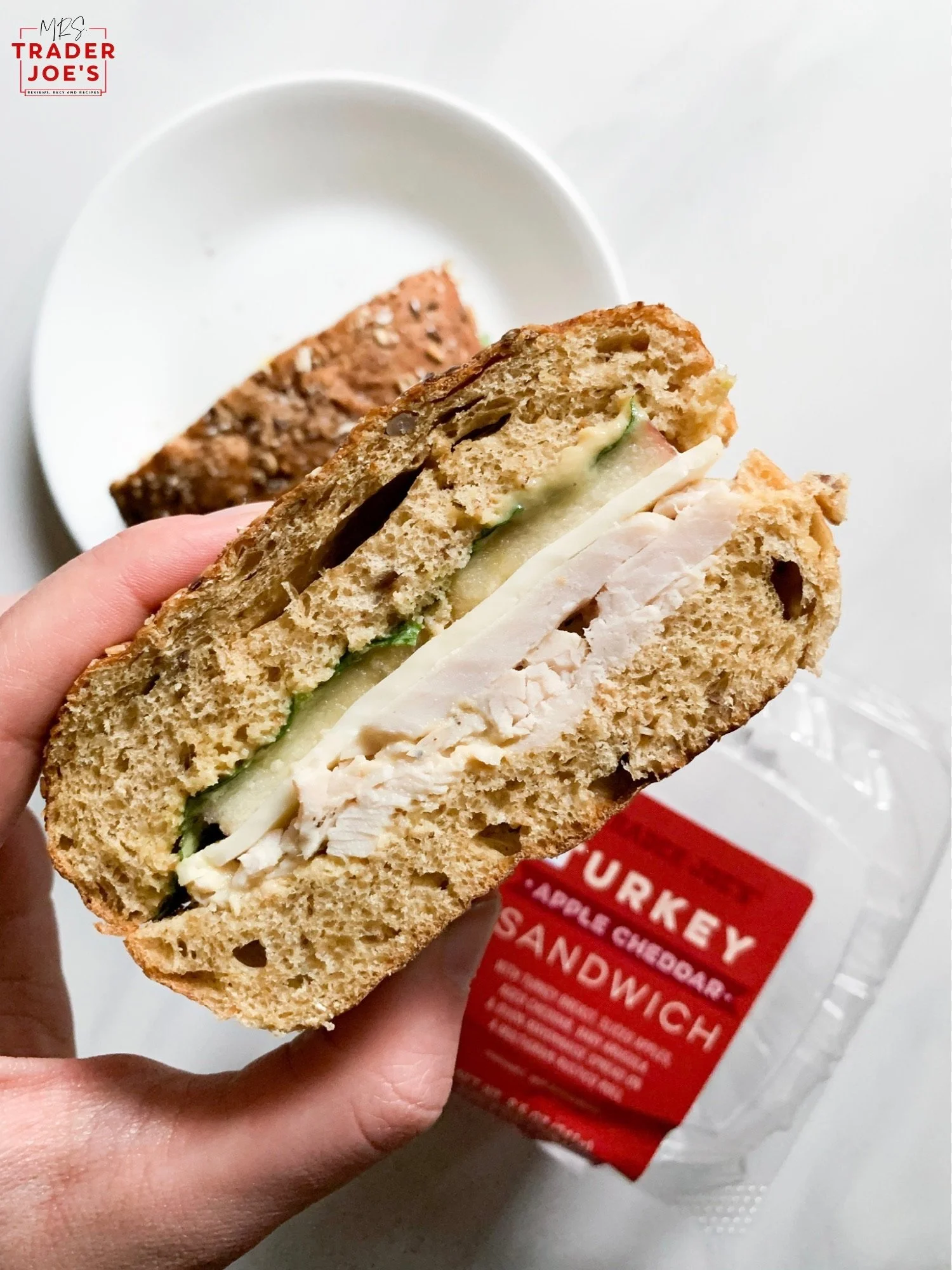 Turkey Apple Cheddar Sandwich — Mrs. Trader Joe's