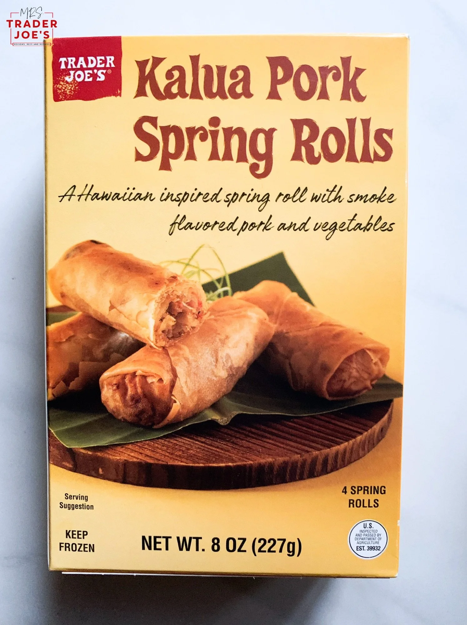 Kalua Pork Spring Rolls — Mrs. Trader Joe's