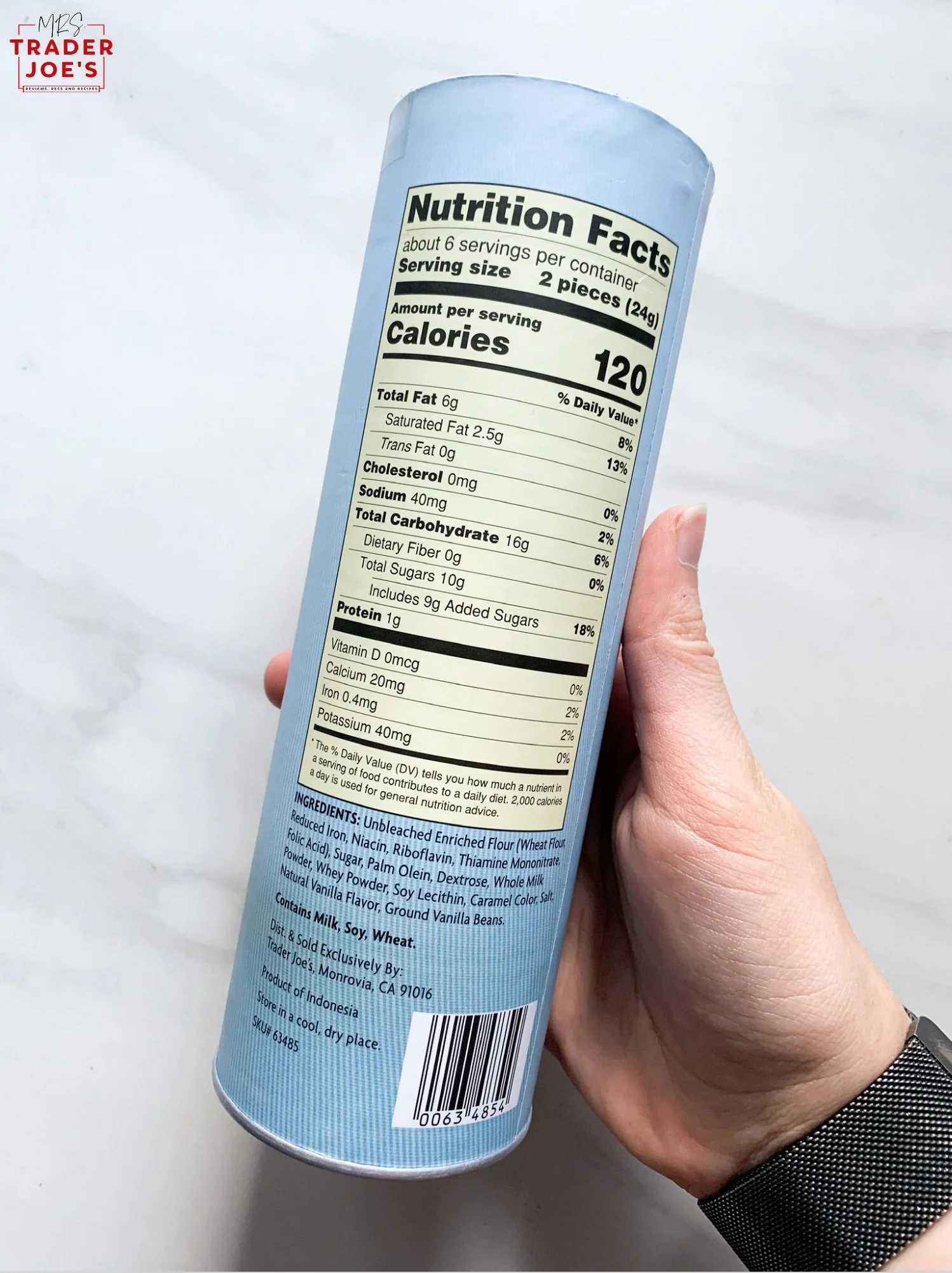 Vanilla Baton Wafer Cookies — Mrs. Trader Joe's