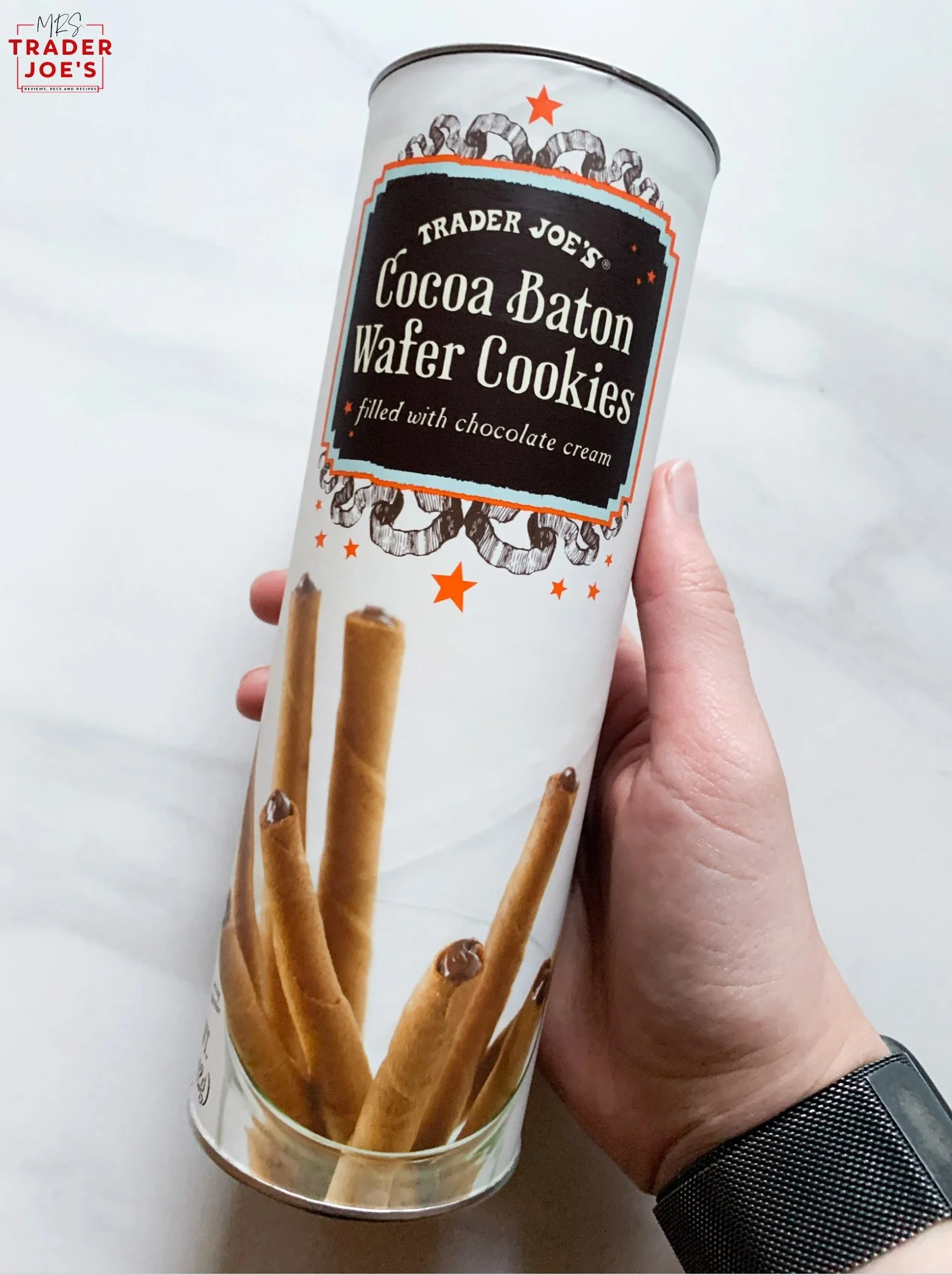 Cocoa Baton Wafer Cookies — Mrs. Trader Joe's