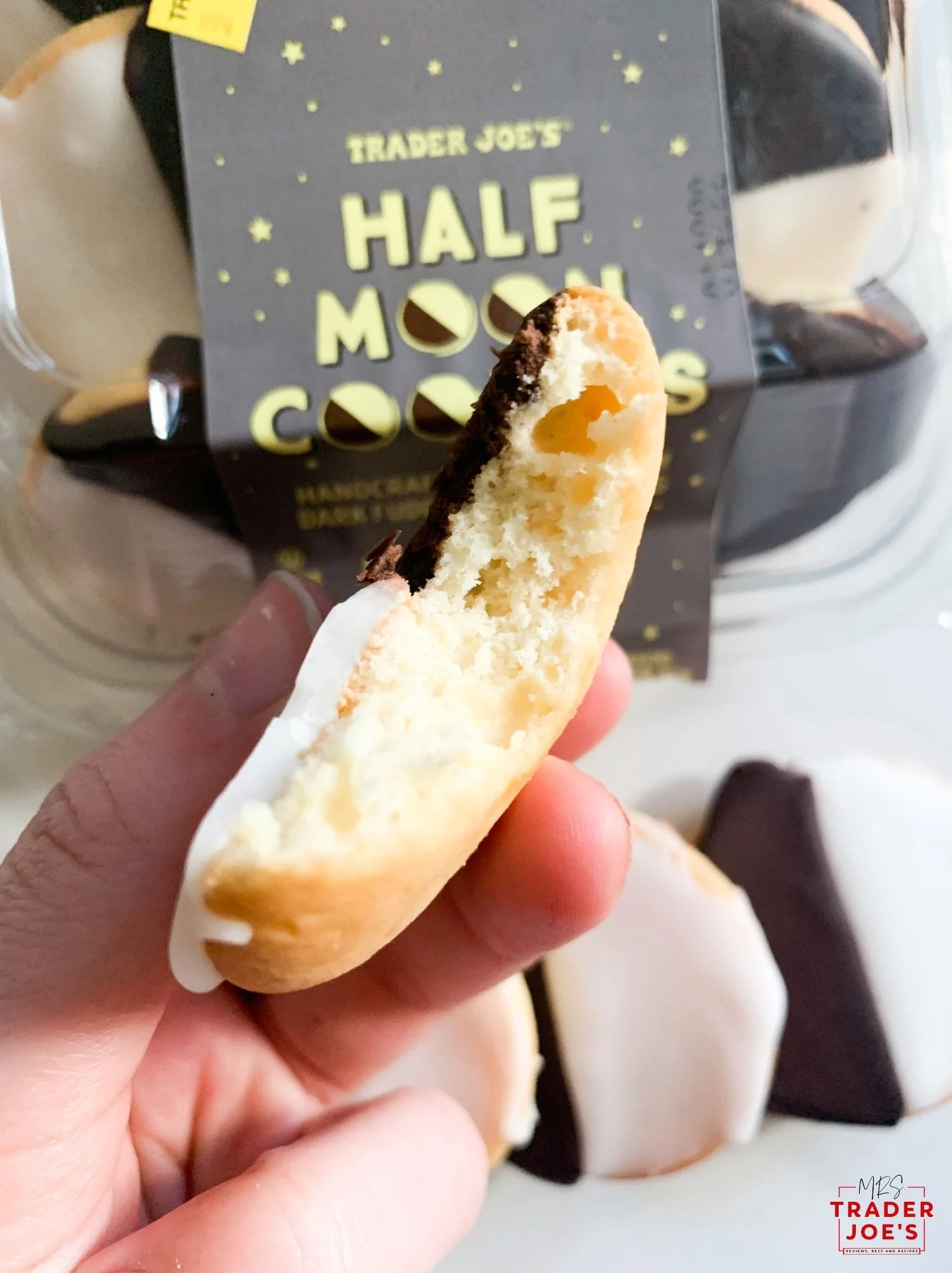 Half Moon Cookies — Mrs. Trader Joe's