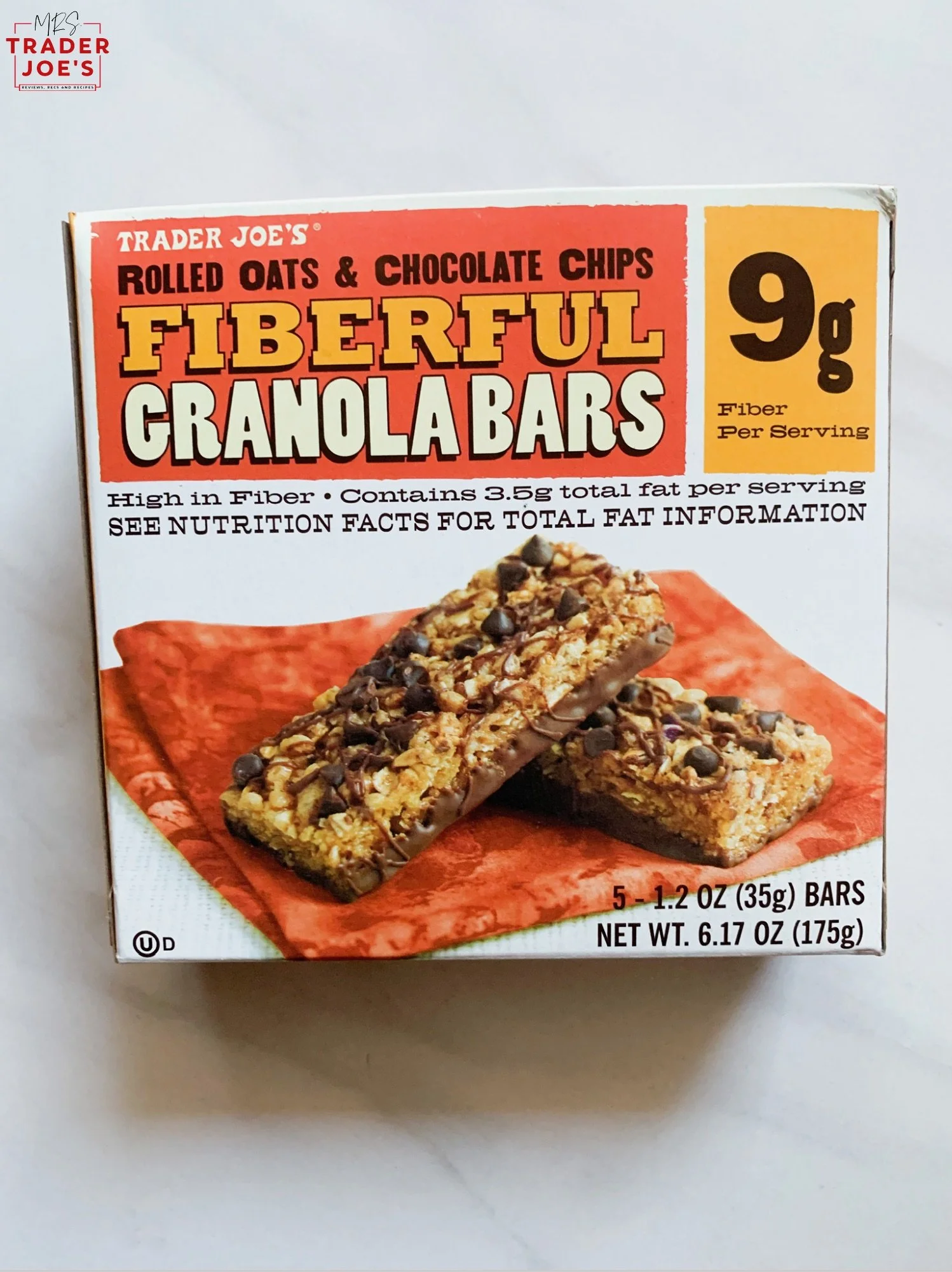 Fiberful Granola Bars — Mrs. Trader Joe's