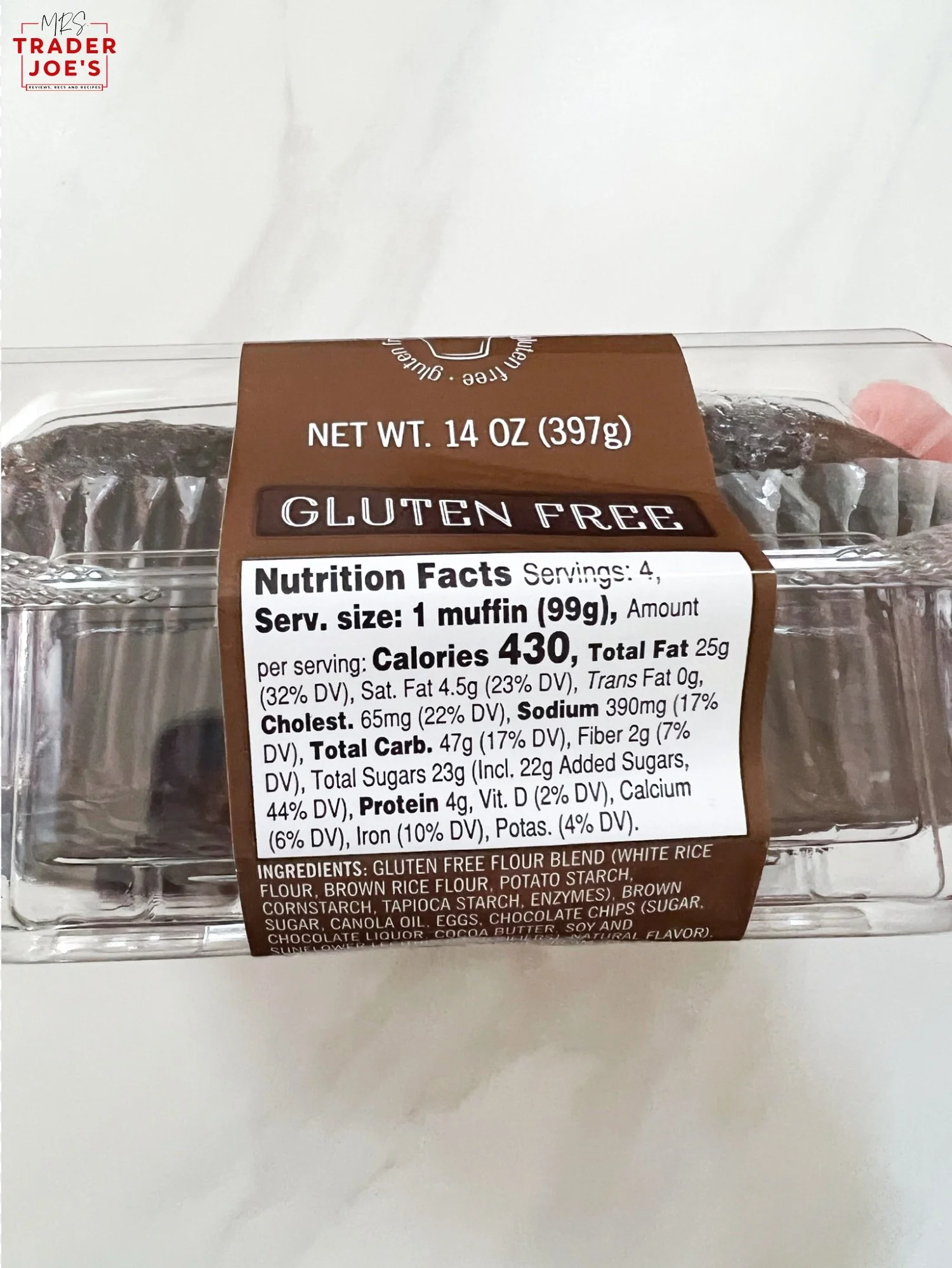Gluten Free Double Chocolate Muffins — Mrs. Trader Joe's