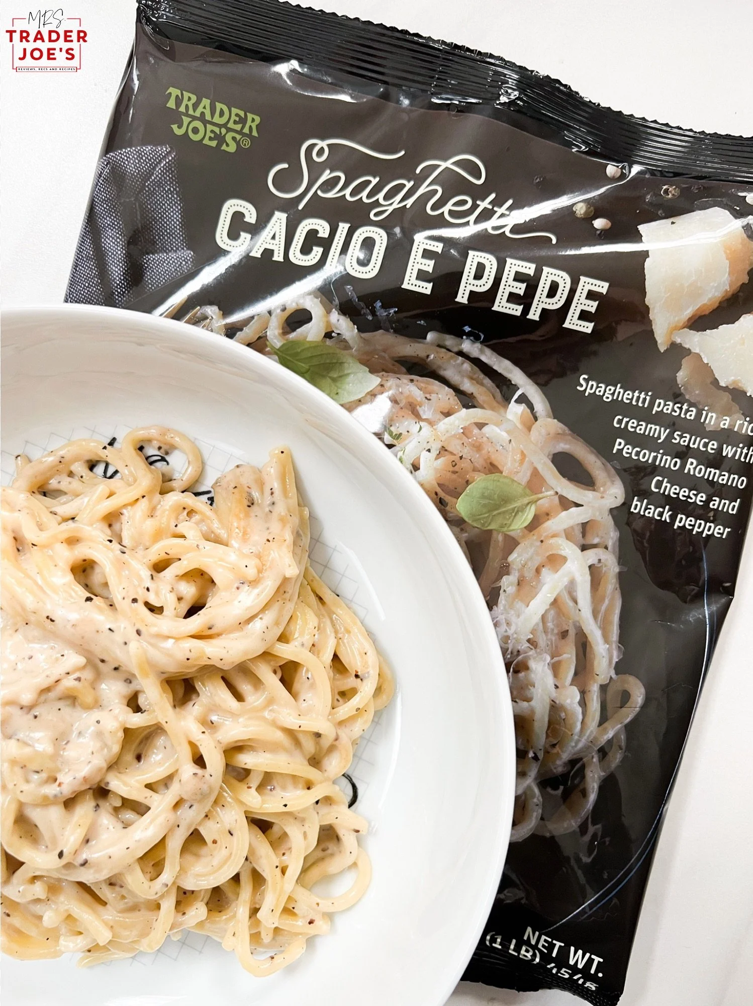 Cacio e Pepe Spaghetti — Mrs. Trader Joe's