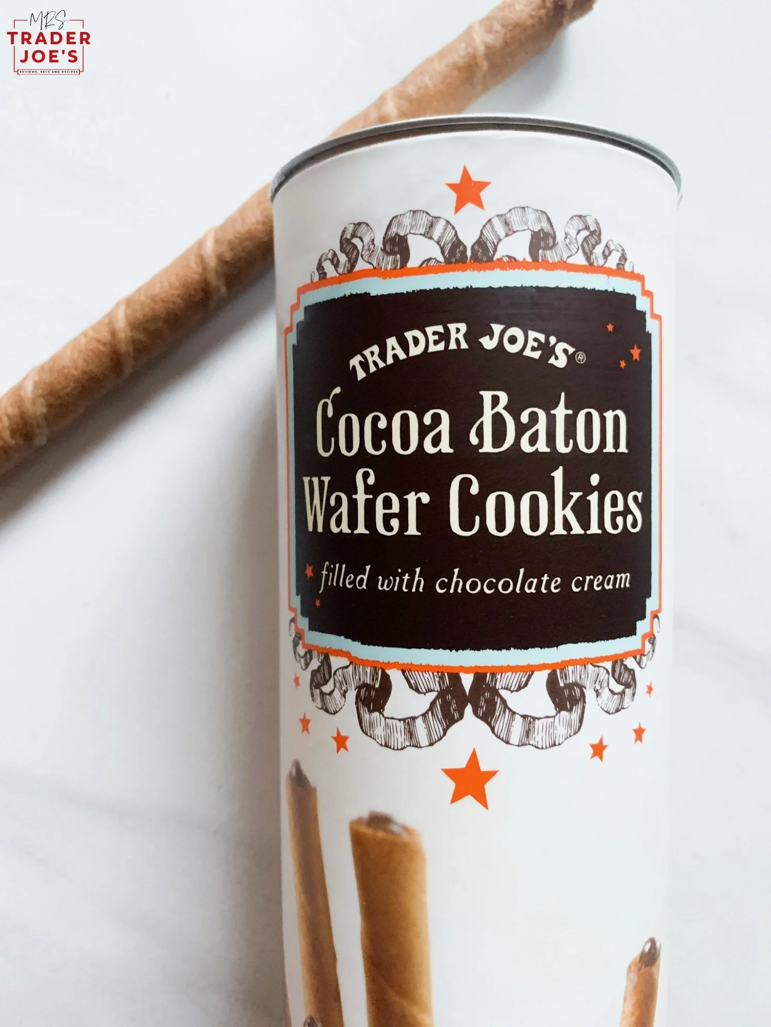 Cocoa Baton Wafer Cookies — Mrs. Trader Joe's