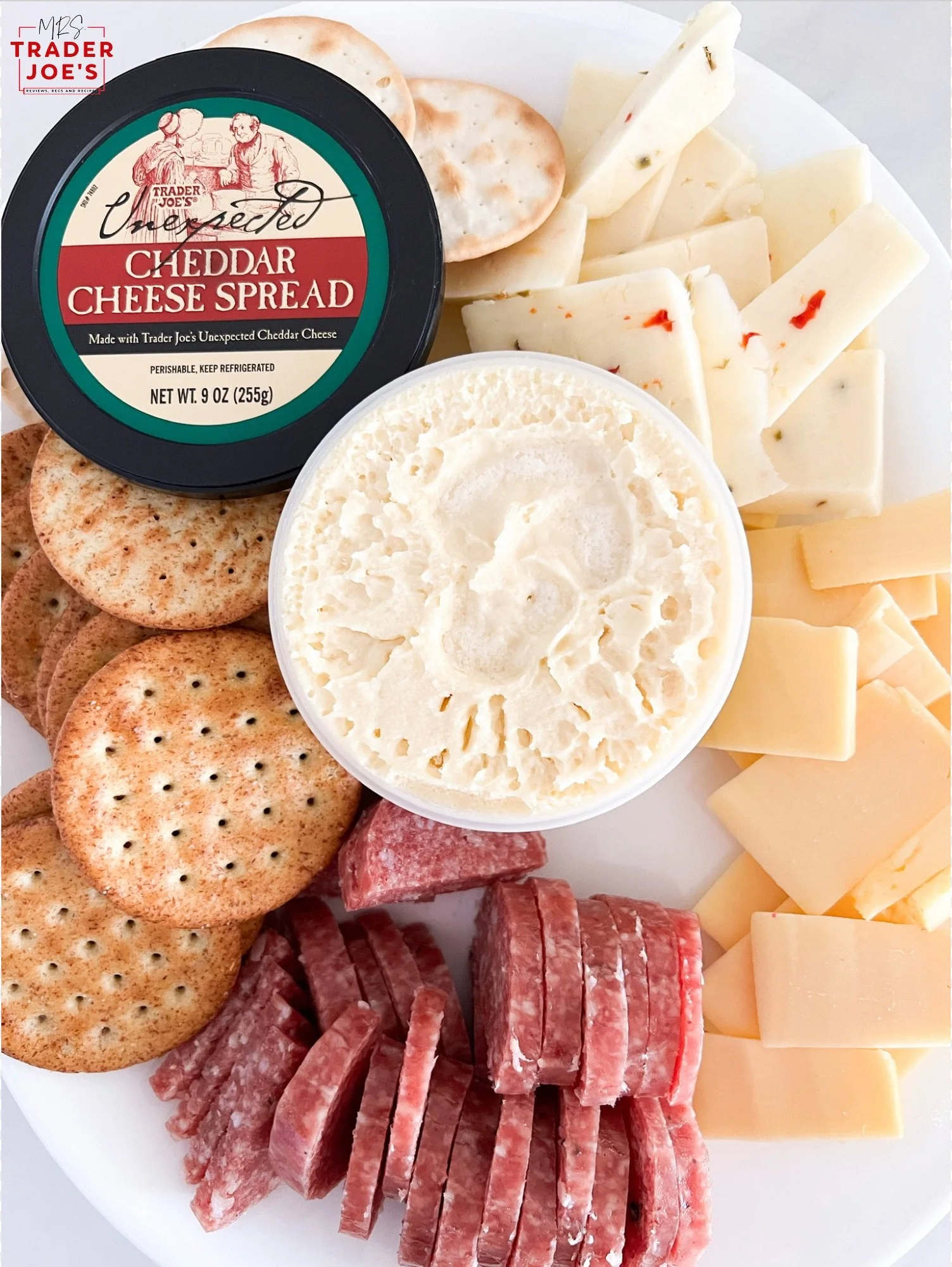 Unexpected Cheddar Cheese Spread — Mrs. Trader Joe's