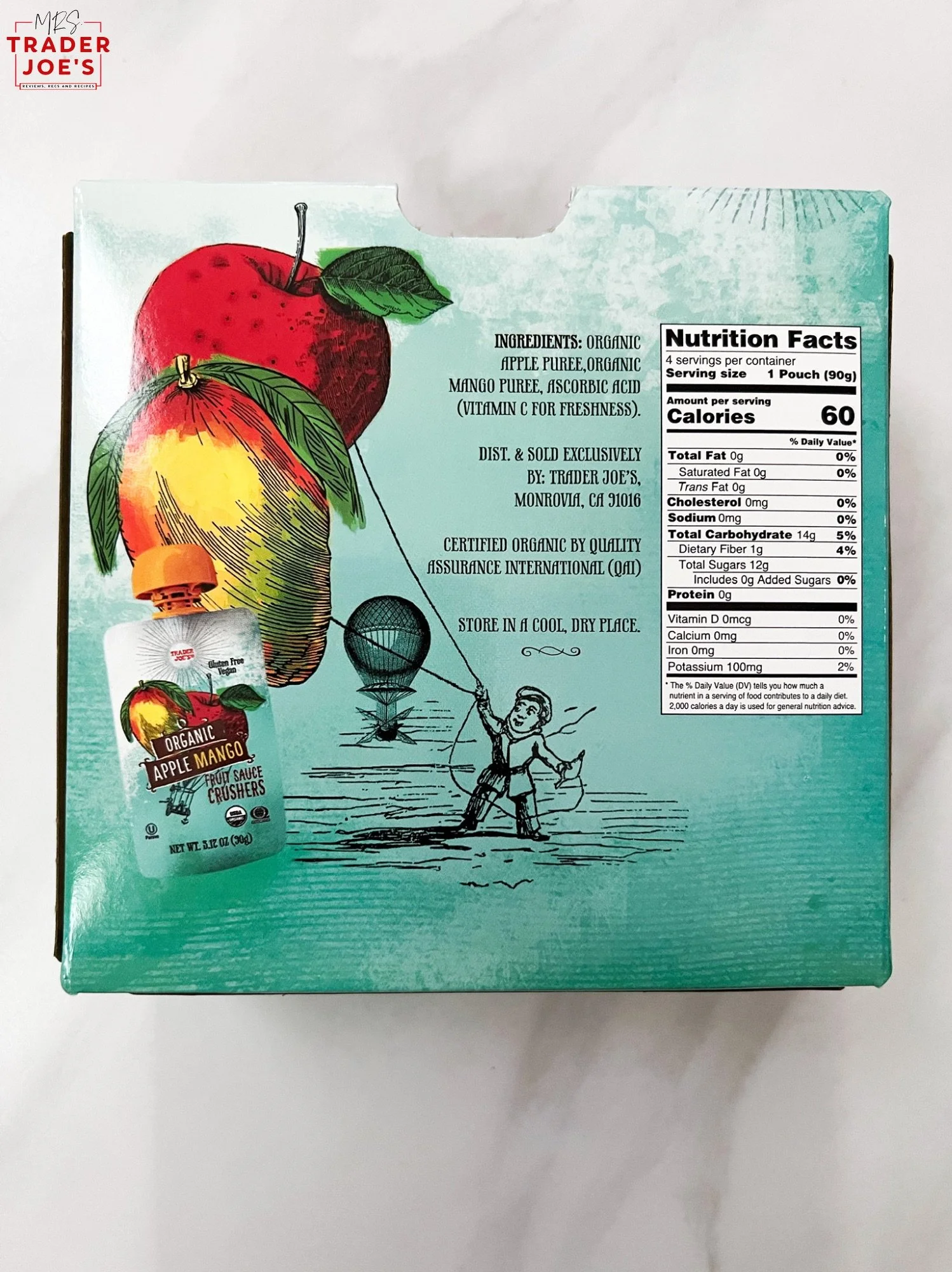 Apple Mango Fruit Sauce Crushers — Mrs. Trader Joe's