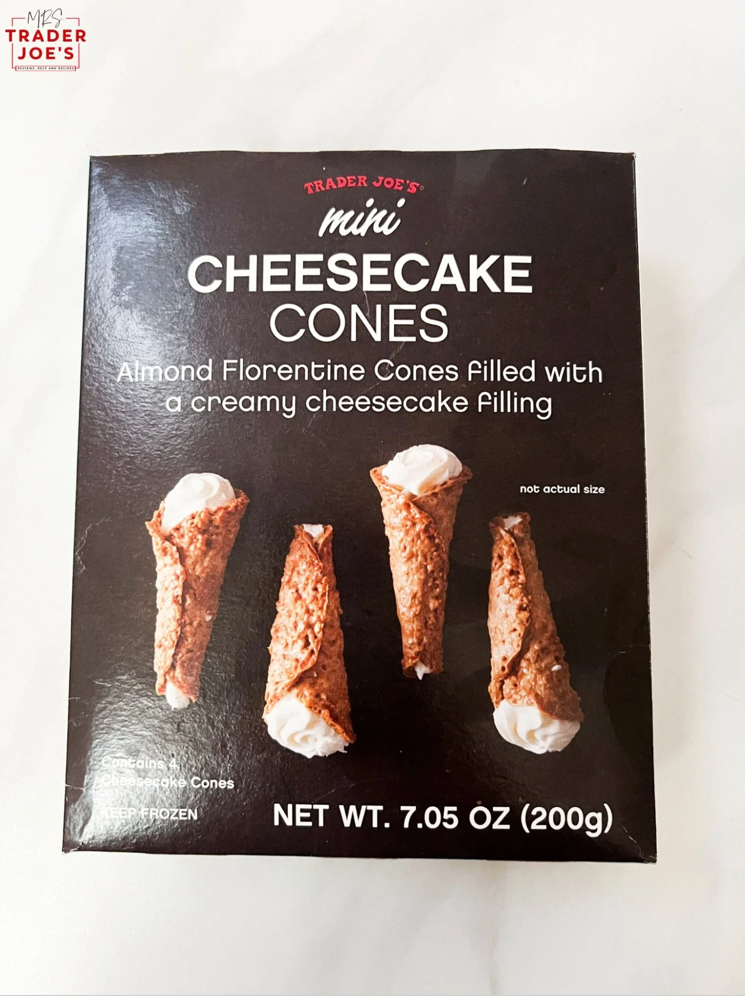 Mini Cheesecake Cones — Mrs. Trader Joe's
