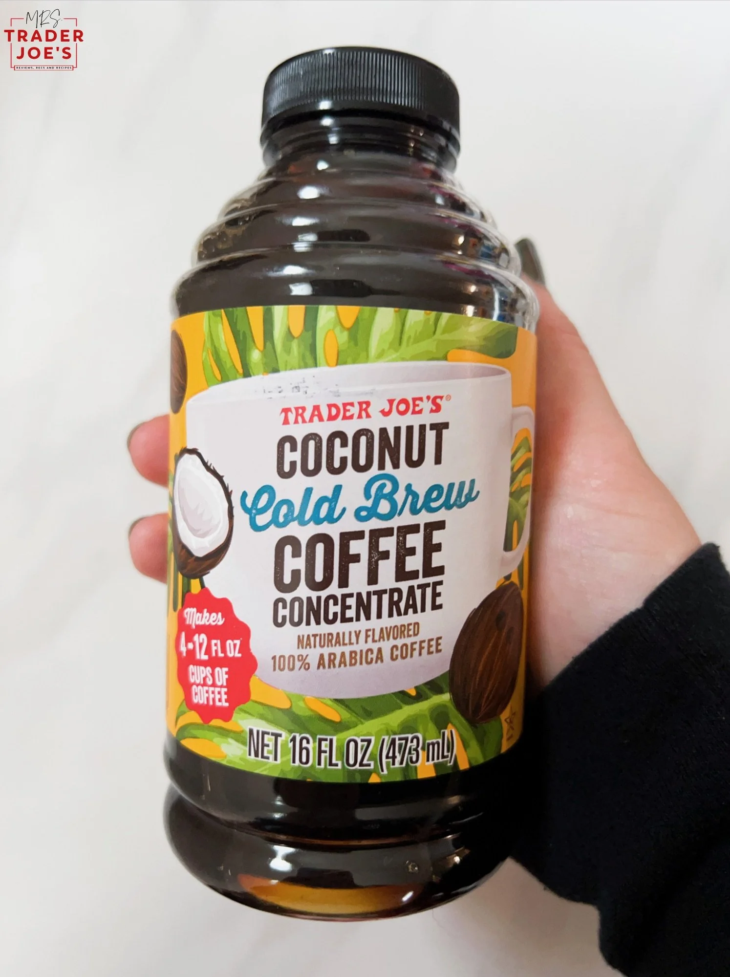 Coconut Cold Brew Coffee Concentrate — Mrs. Trader Joe's