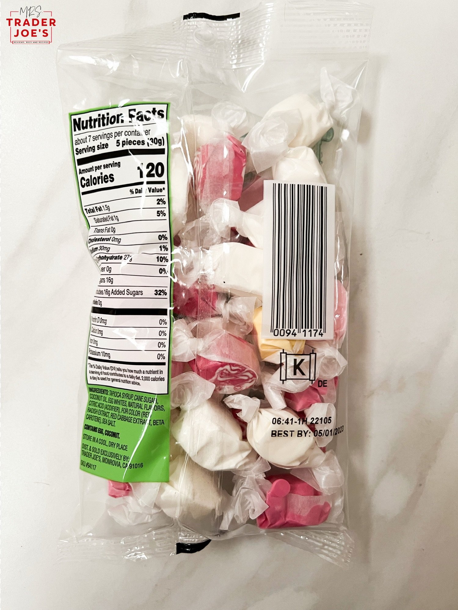 Salt Water Taffy — Mrs. Trader Joe's