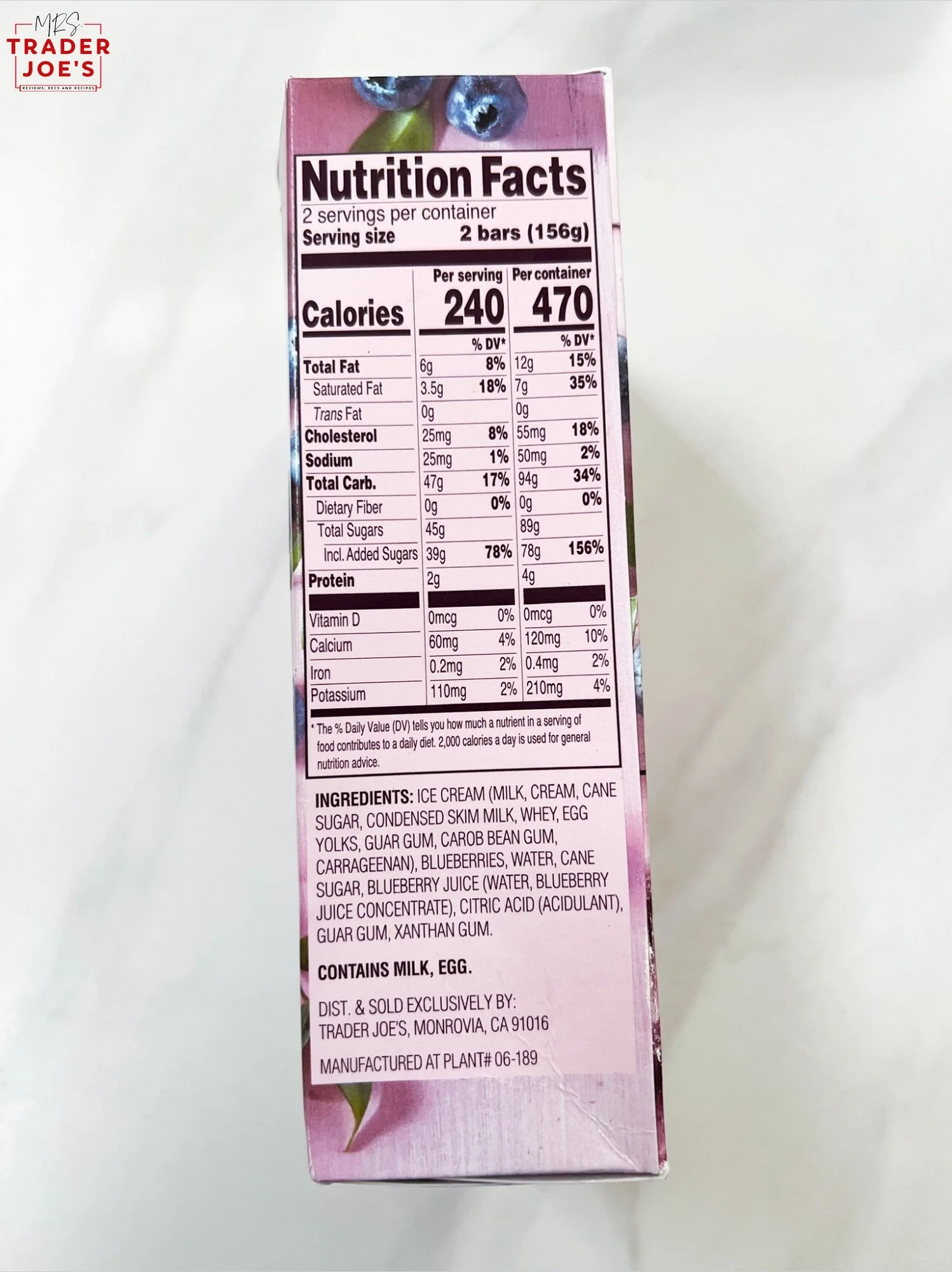 Blueberry Dream Dessert Bars — Mrs. Trader Joe's