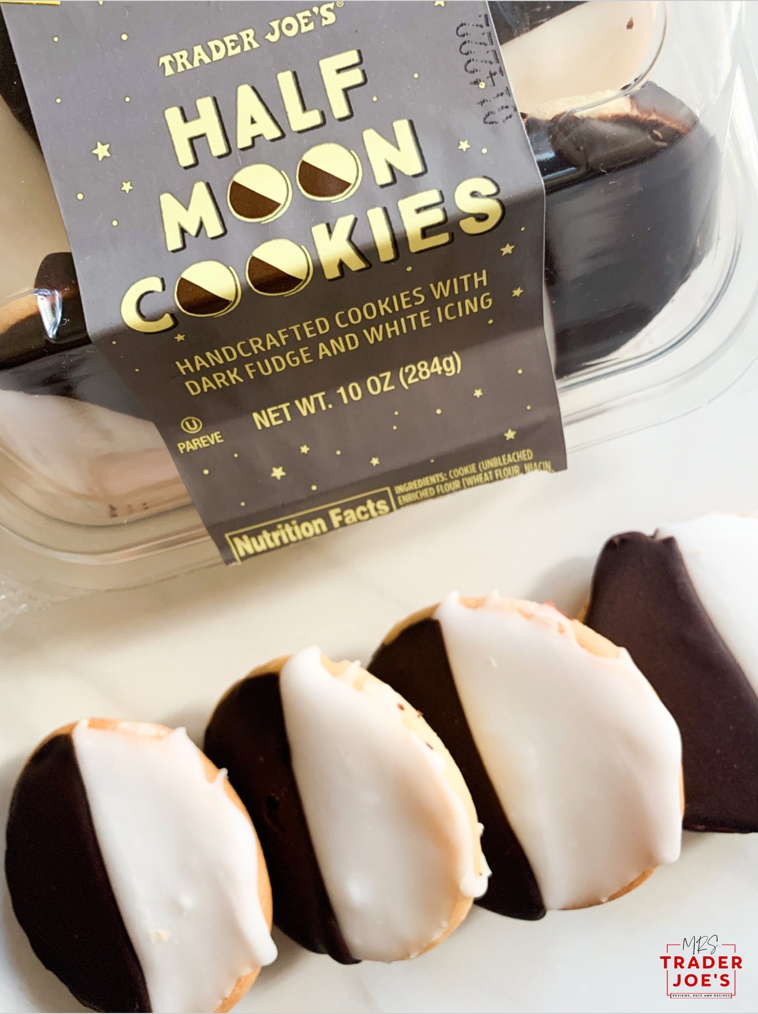 Half Moon Cookies — Mrs. Trader Joe's