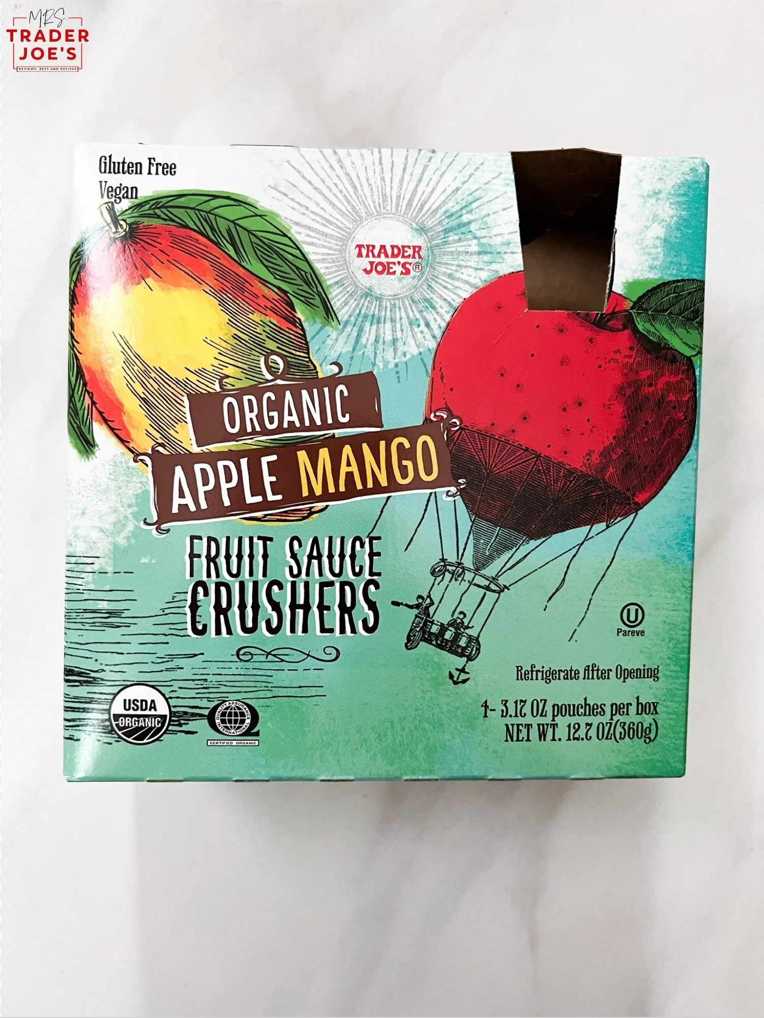 Apple Mango Fruit Sauce Crushers — Mrs. Trader Joe's