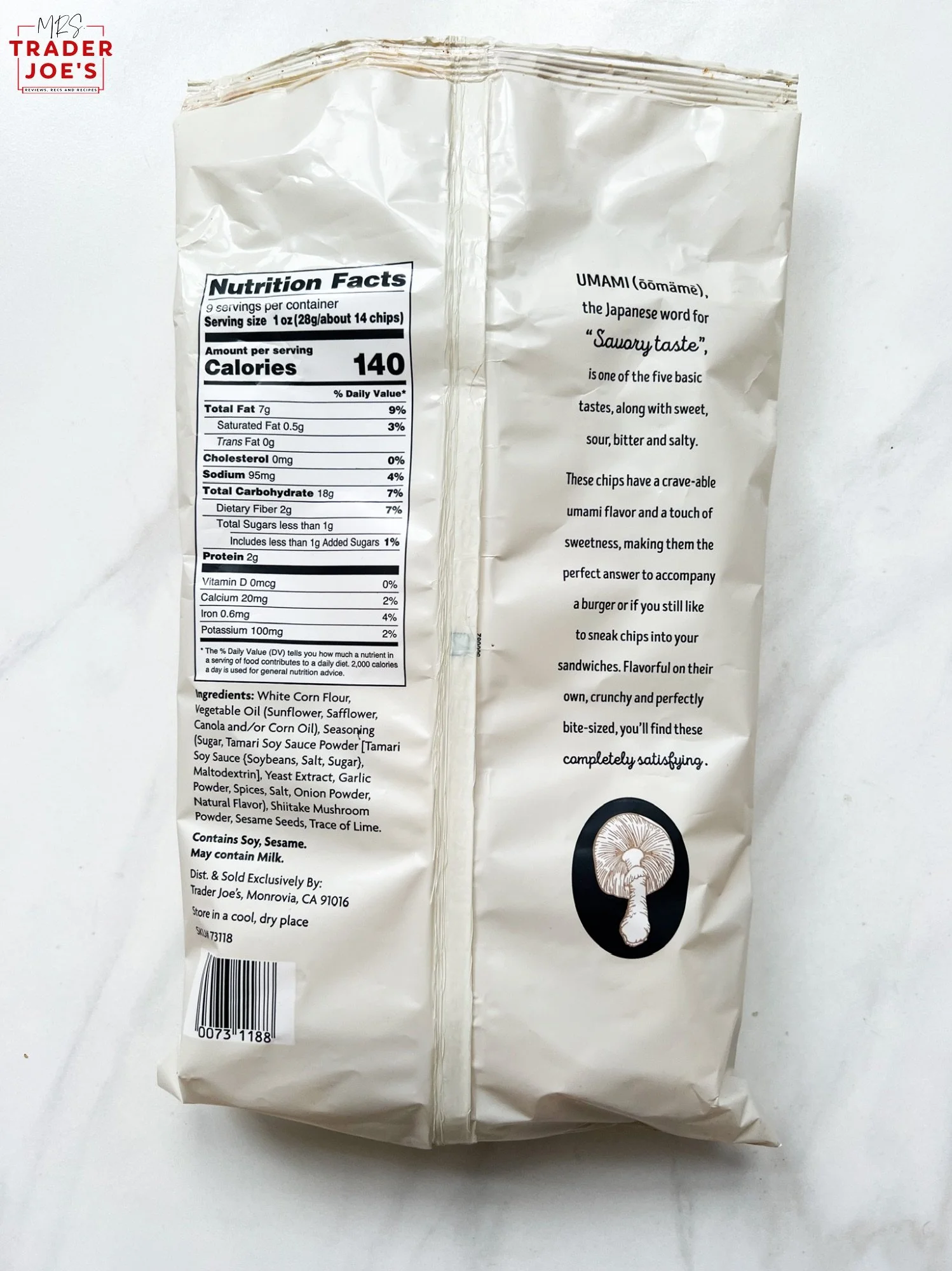 Umami Tortilla Chips — Mrs. Trader Joe's