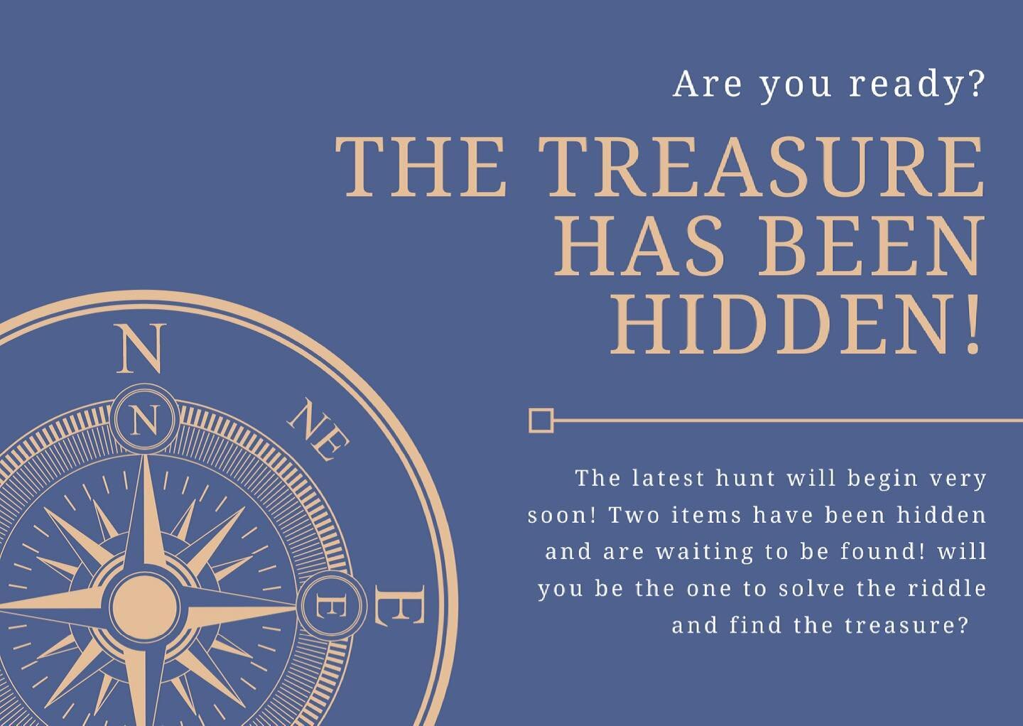 Stay tuned for more information!! Who&rsquo;s ready to find some treasure? 💎