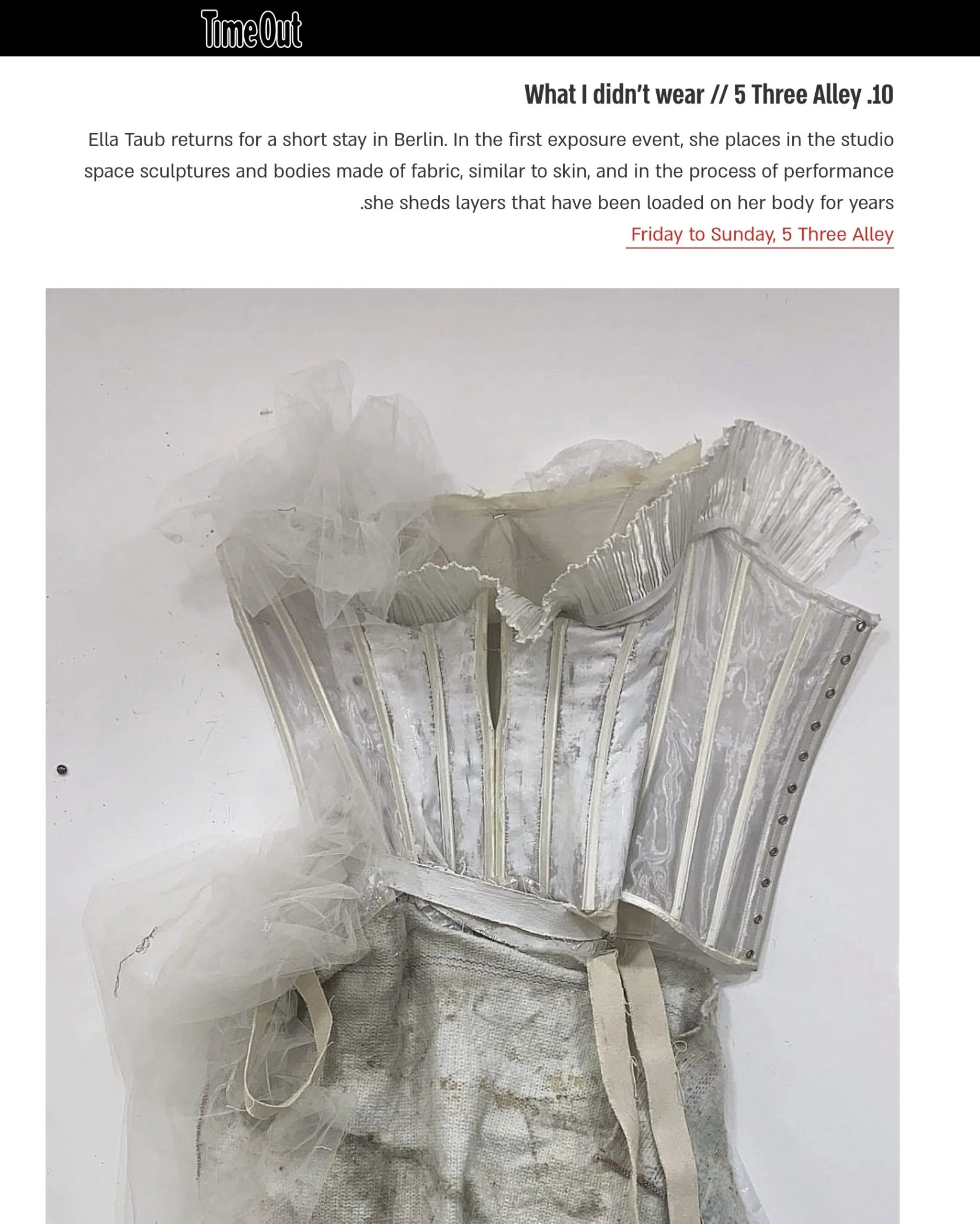 ella taub berlin art artist sculpture textile