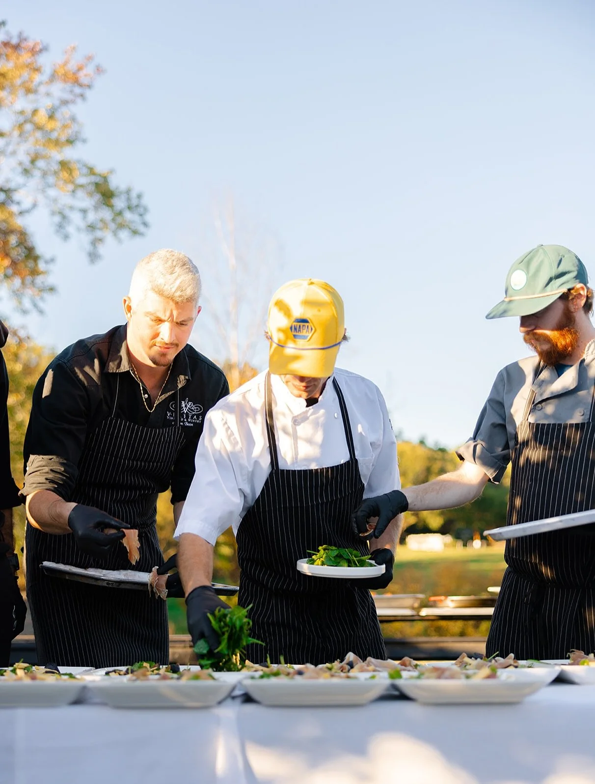 Chefs on a field trip: the @veritaswinery culinary team, lead by Andy Shipman, prepared a gorgeous wine-paired feast in the vineyards for our Charleston Supper. 

📸 @ray.photography.co