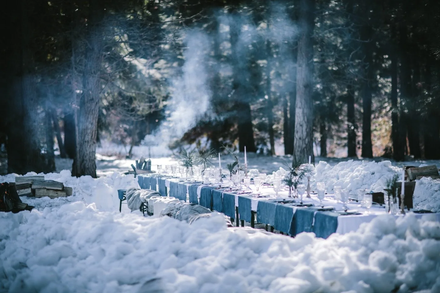 We are living in a snowglobe today in Maine! As we prepare to shovel out after today&rsquo;s storm, we&rsquo;re looking back at the time we shoveled out our entire table for a cozy, snowy Supper in Oregon.