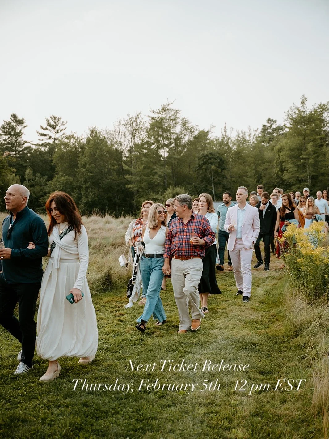 ✨Our next ticket release is coming on February 5th! ✨

We&rsquo;ll be revealing dates for these new Suppers to mailing list subscribers next week! As always, tickets will be exclusively available to mailing list subscribers for the first 24 hours. Su