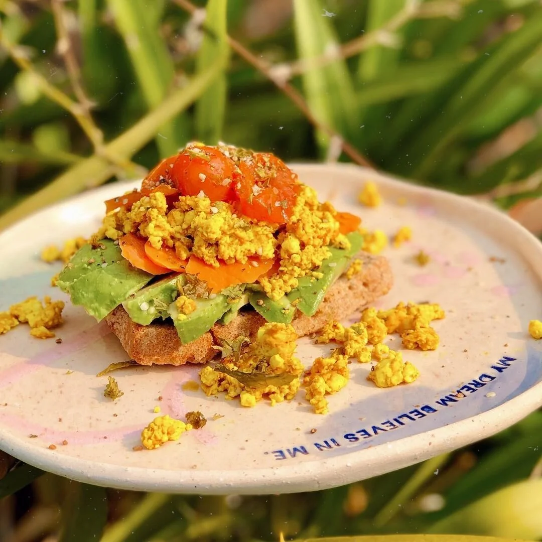 Tofu no Huevo Scramble Toast