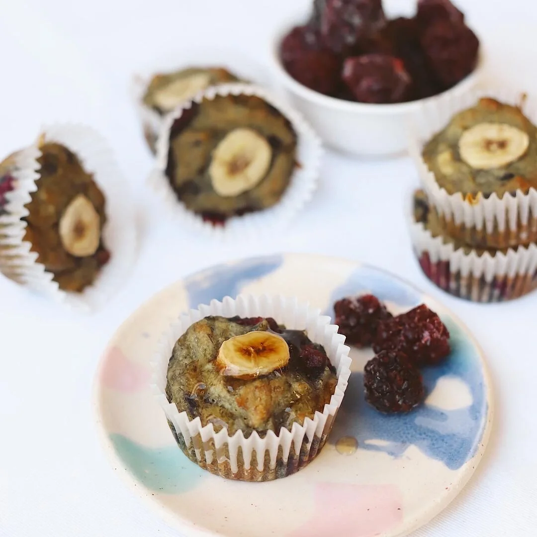 Blackberry Banana Muffin