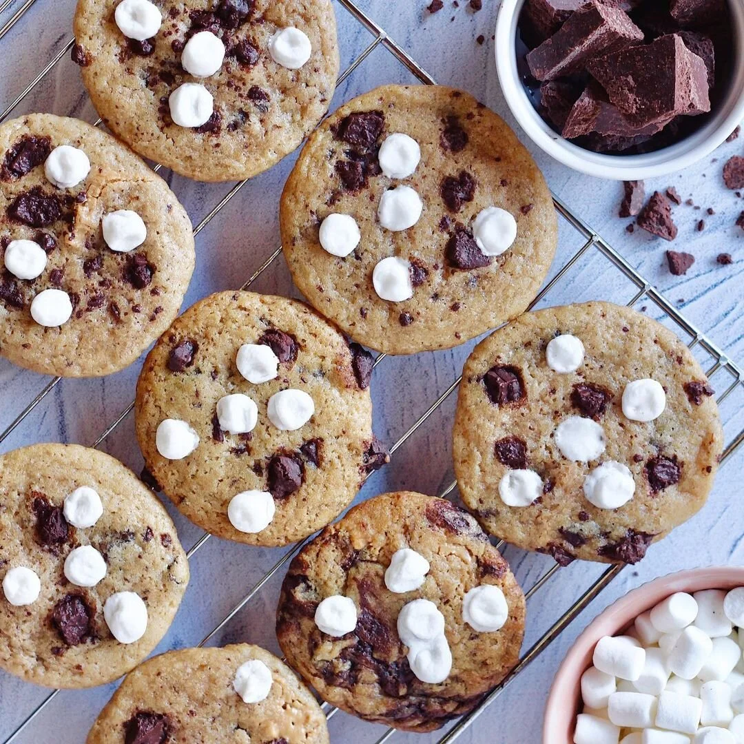 S’mores Peanut Butter Cookies