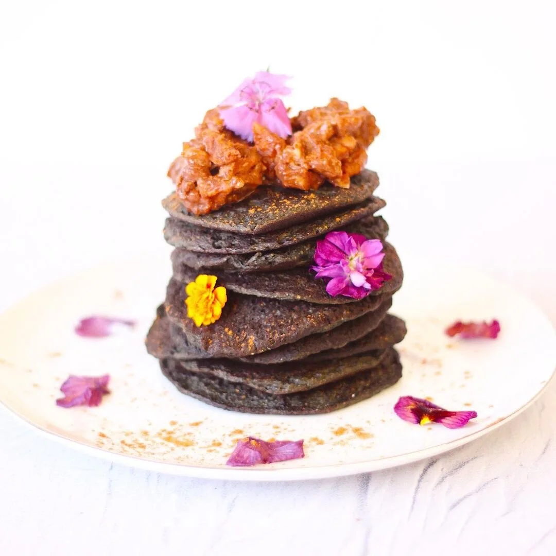 AYOTE PANCAKES &amp; SUGAR-FREE PECAN PRALINE