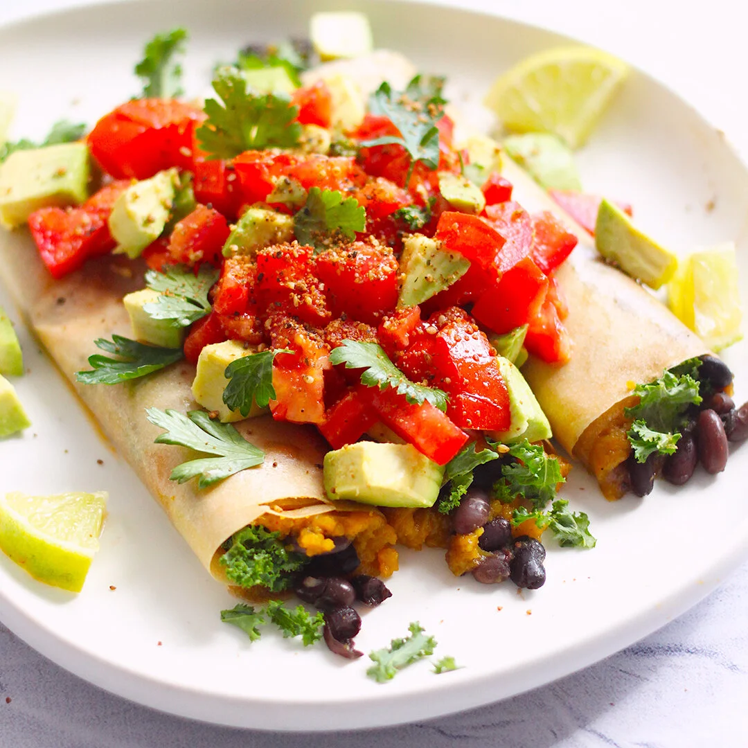 TAQUITOS DE CAMOTE &amp; FRIJOLITOS