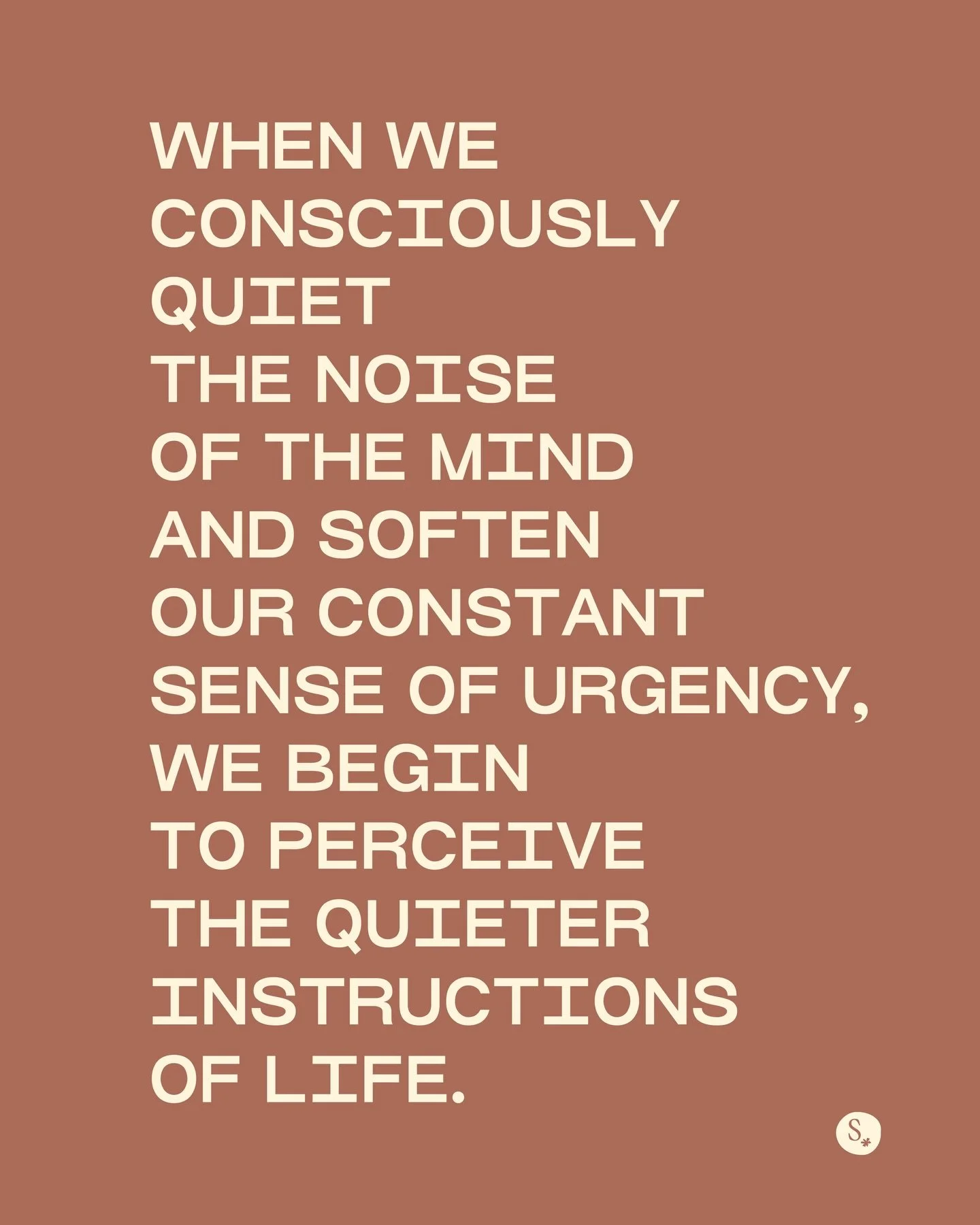ESPA&Ntilde;OL ⬇️: One of our biggest homeworks as humans in this earth school is the ongoing practice of learning how to listen to the subtle intelligence moving through breath, body, and nature.

There&rsquo;s a yogic concept I&rsquo;ve been paying