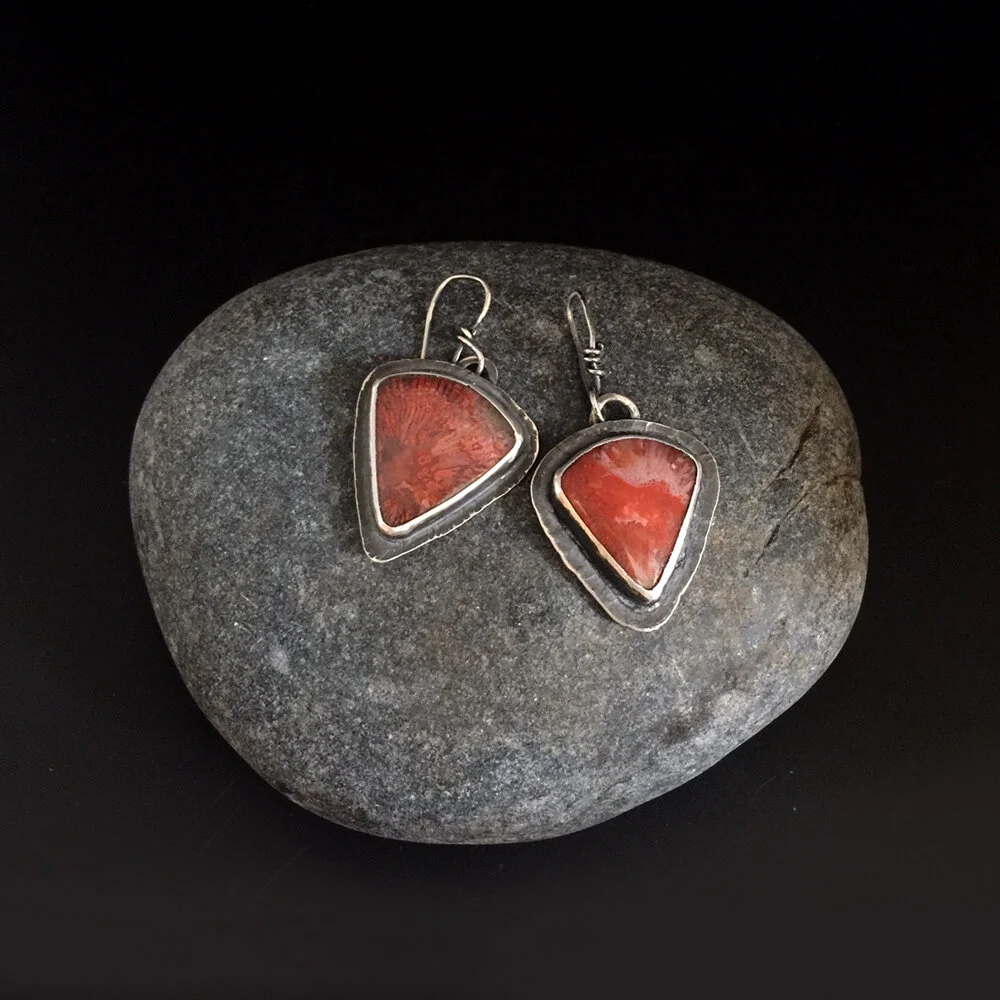 Fossilized/Agatized Red Horn Coral
