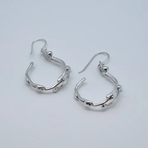 Double Dangle Hoops