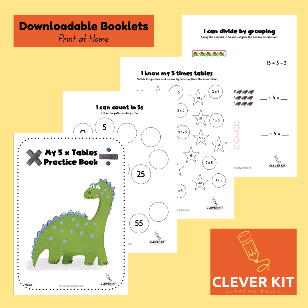 5 x Tables Activity Booklet