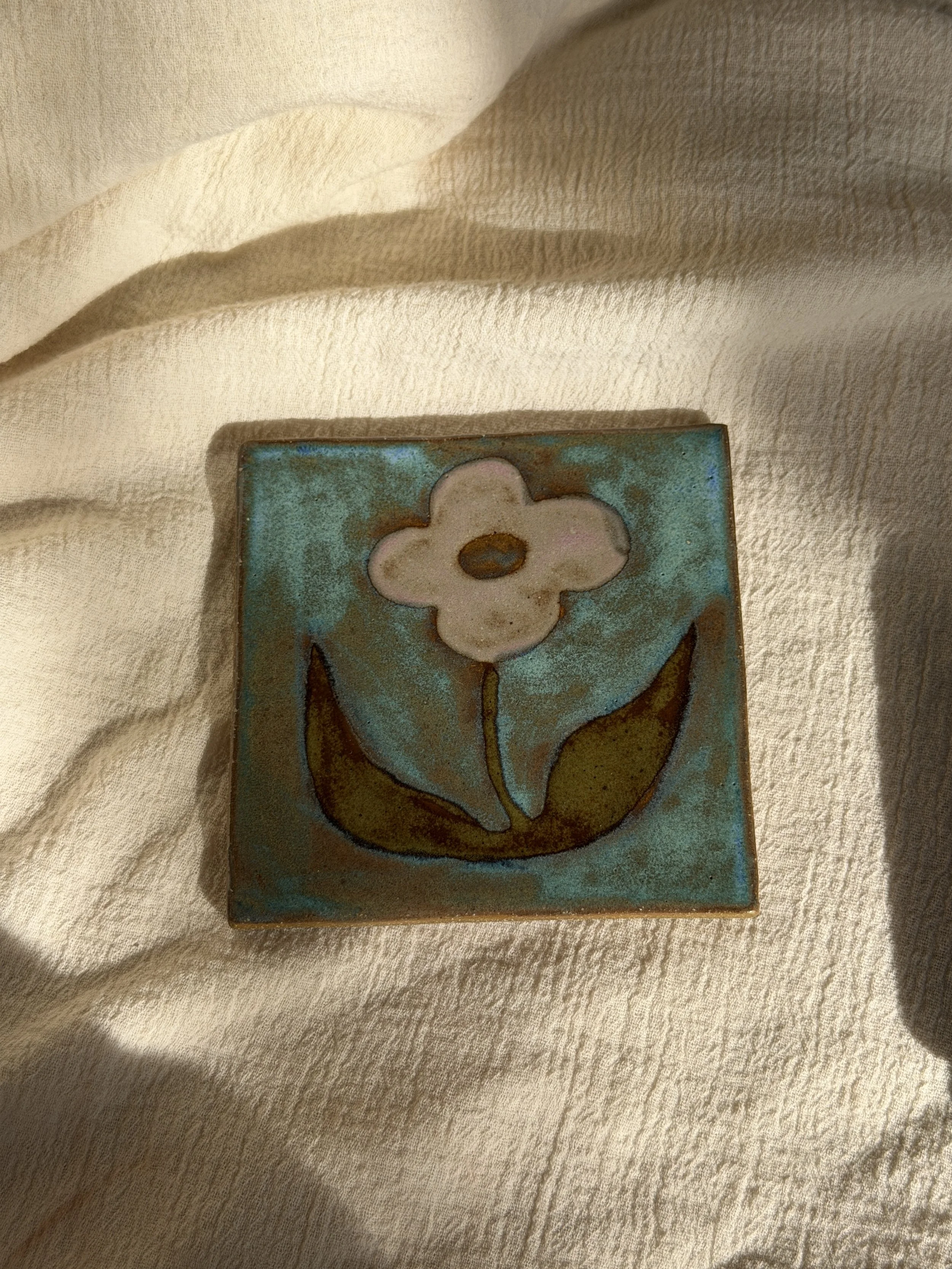 Blue Flower Coaster
