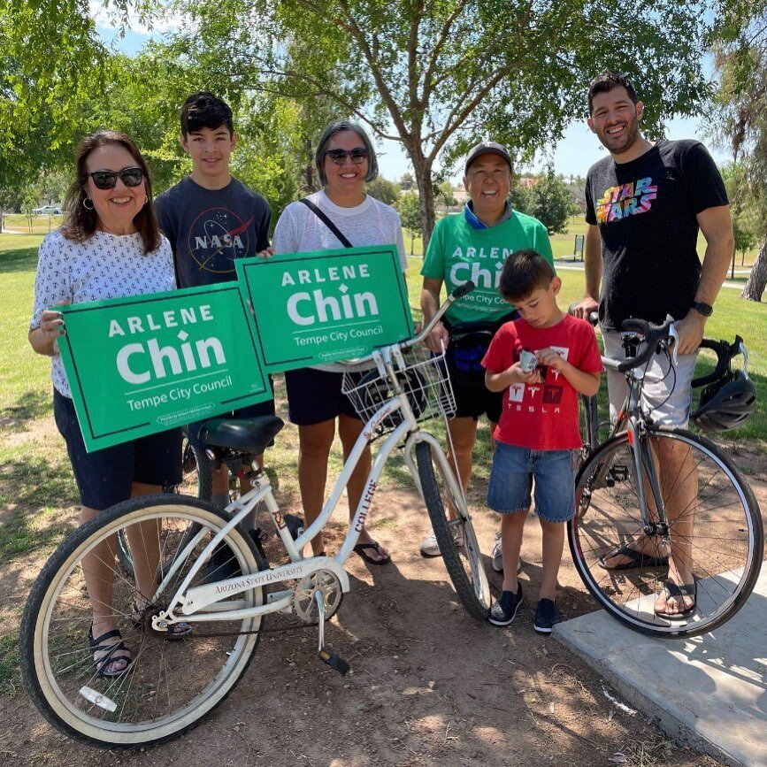 Who needs an Arlene Chin for Tempe yard sign? I'm getting more requests. If you'd like a yard sign, just message your name and address to me and our volunteers will personally deliver one to you. Thank you, I'm so very grateful for your support!

#Wi