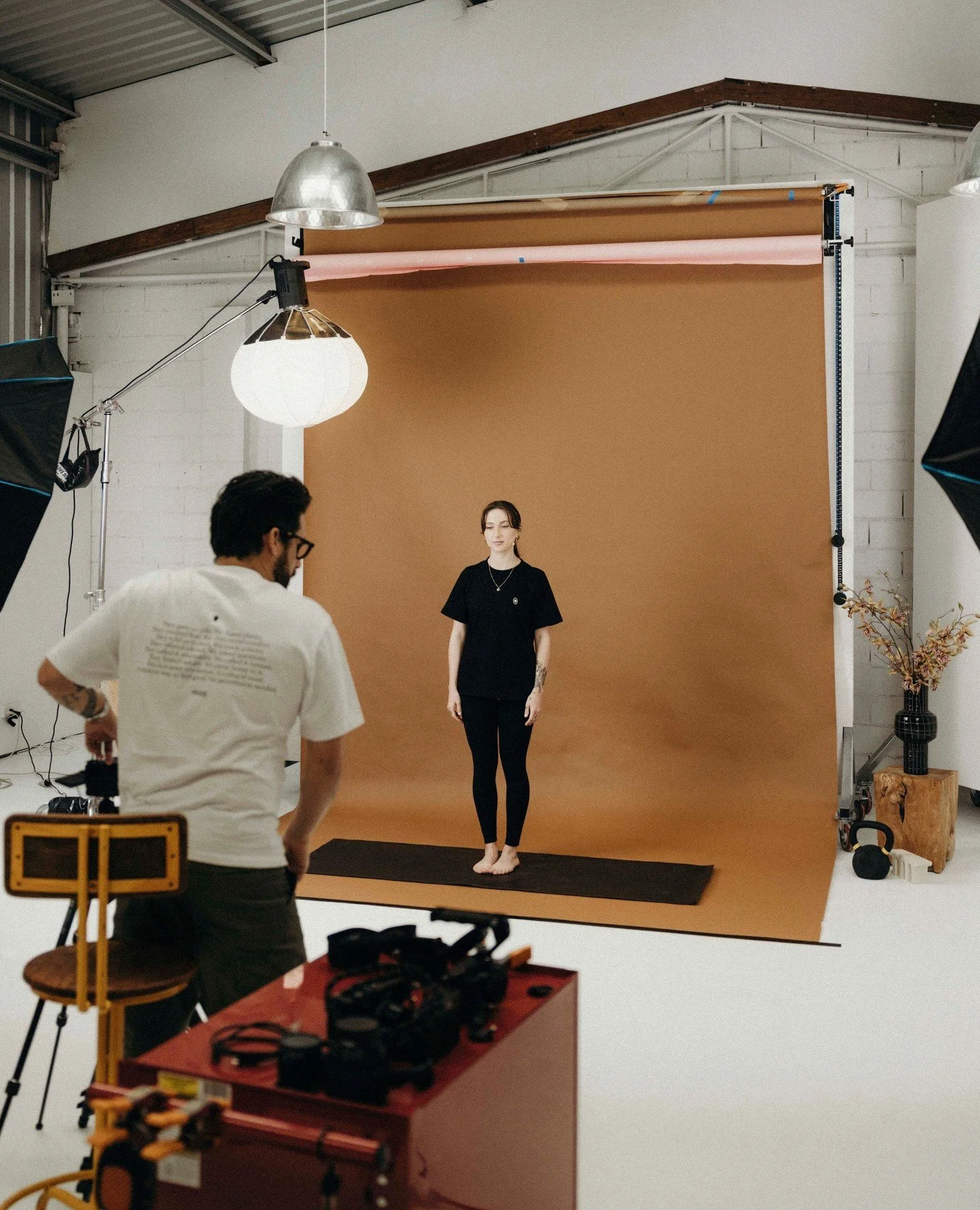 What started as a half-baked note in my phone “give people free access to rituals that keep us well” somehow became lights, cameras, and hours of yoga and meditation filmed with two of the kindest humans I know.
The Wellness Department