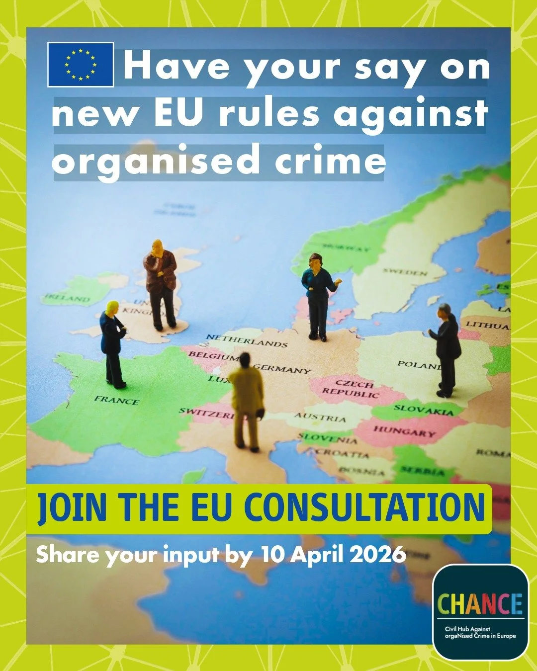 🗣️ D&ecirc; a sua opini&atilde;o: novas regras da UE para combater o crime organizado

A Comiss&atilde;o Europeia abriu uma consulta p&uacute;blica para ajudar a definir novas regras da UE destinadas a combater o crime organizado &mdash; e a voz da 