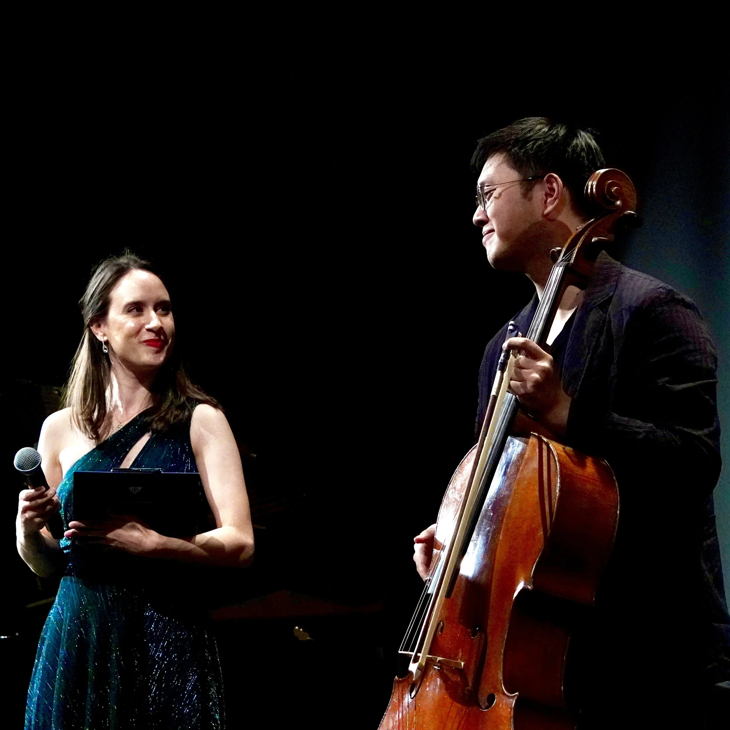 Performance with winner of Janáček International Cello Competition, Zhihao Wu