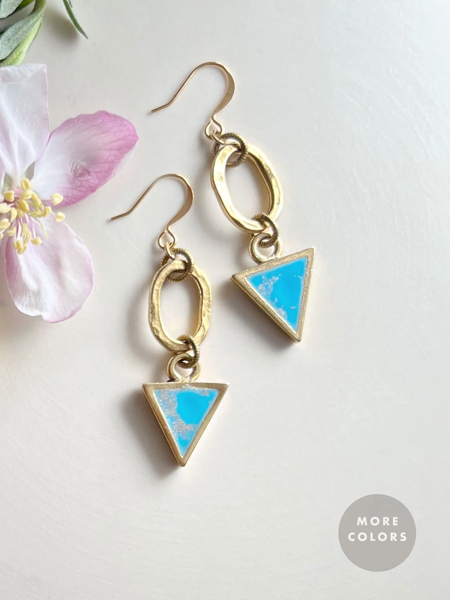 Triangle Drop Earrings