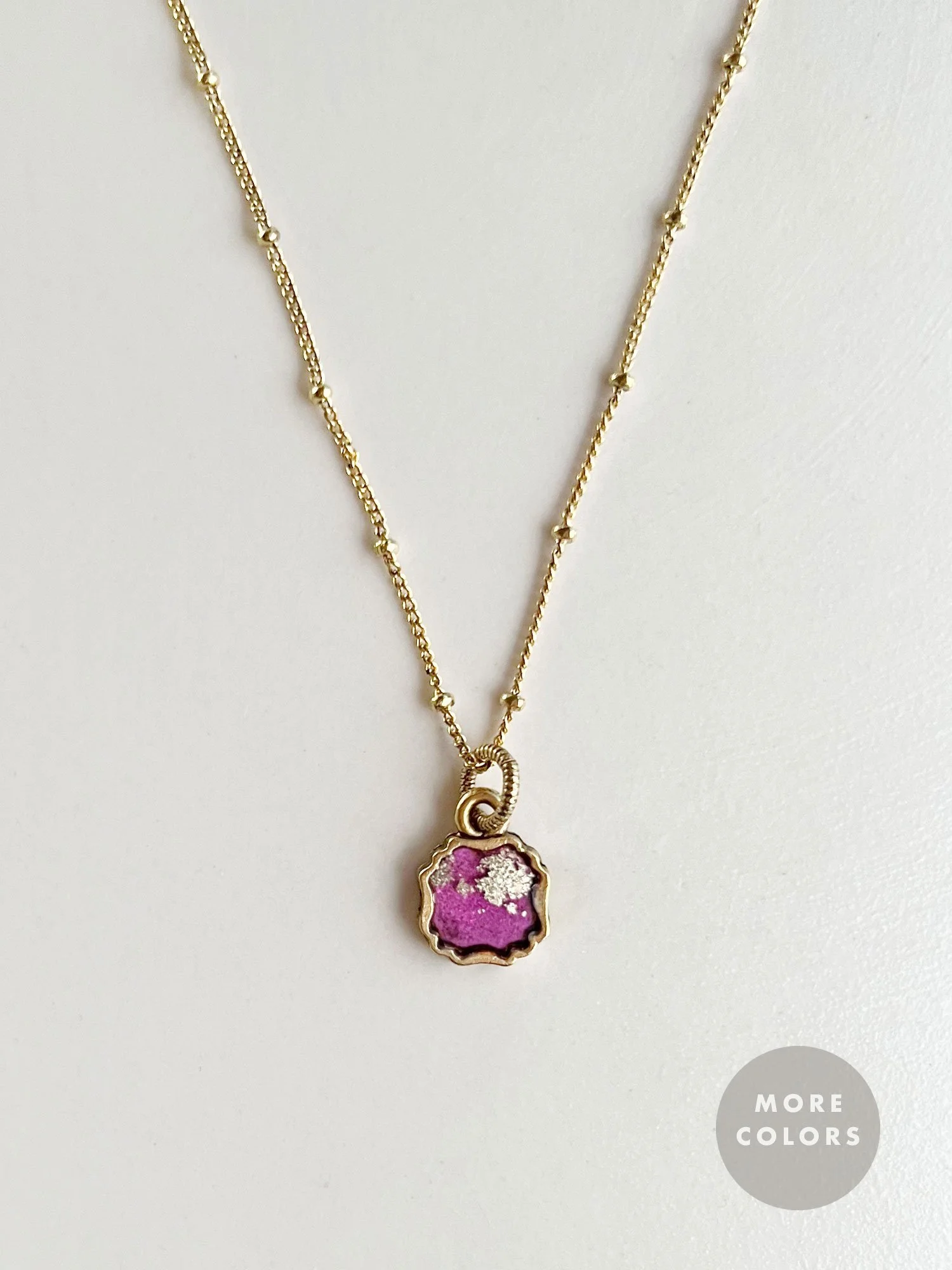 Lucky Necklace with Satellite Chain