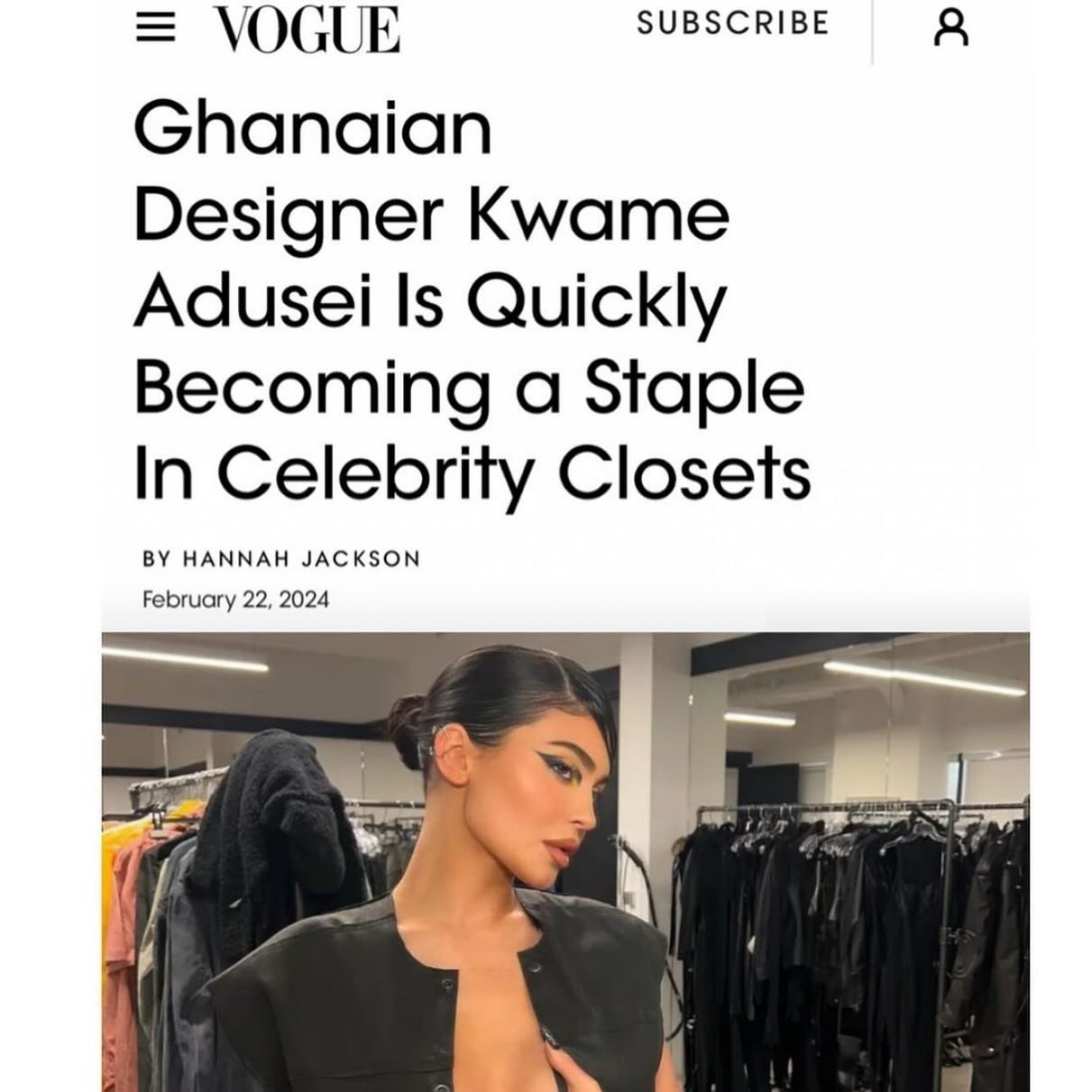 Recent press for @kwameaduseionline
